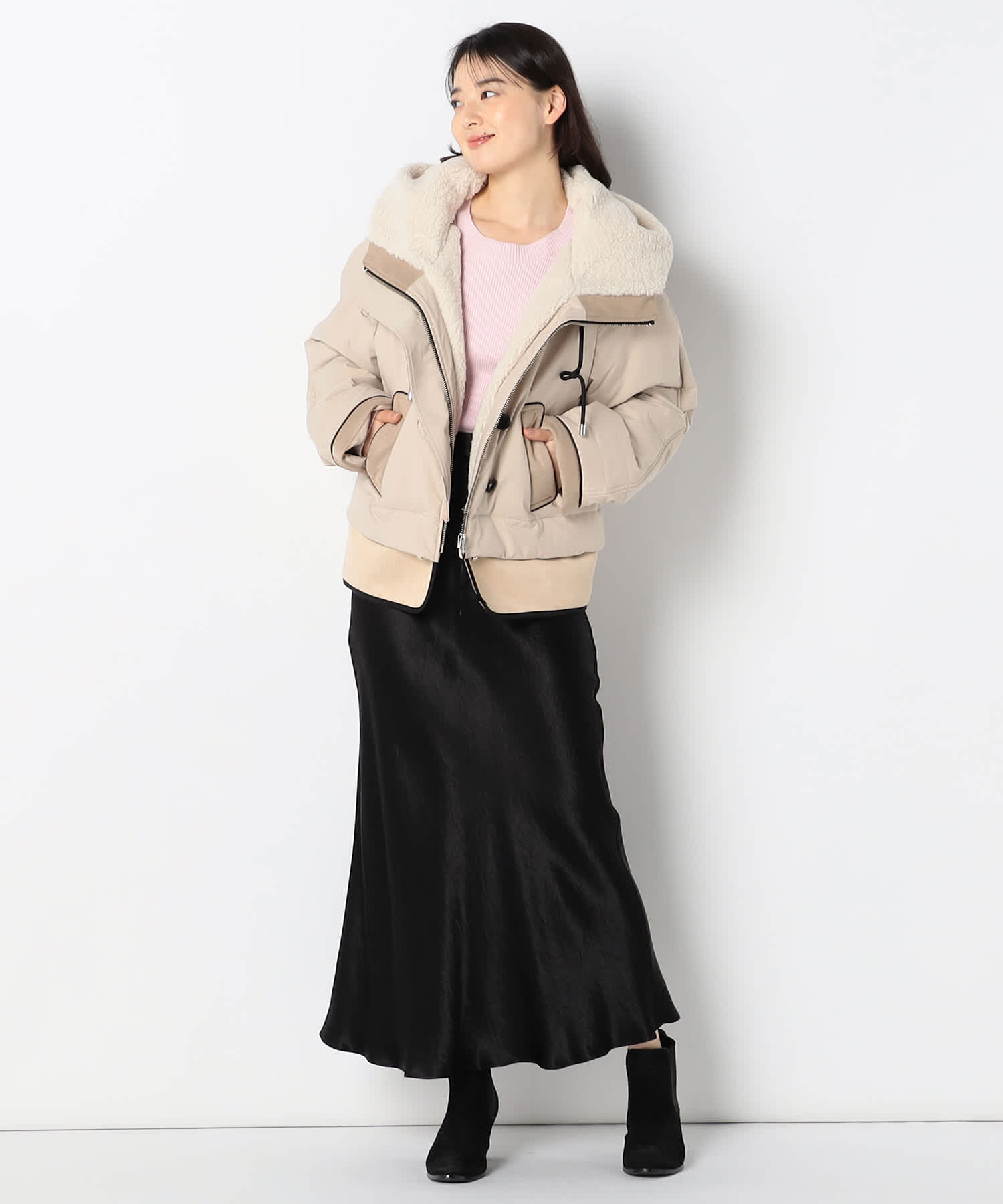 【特別価格20%OFF】ファー上品ジャケット