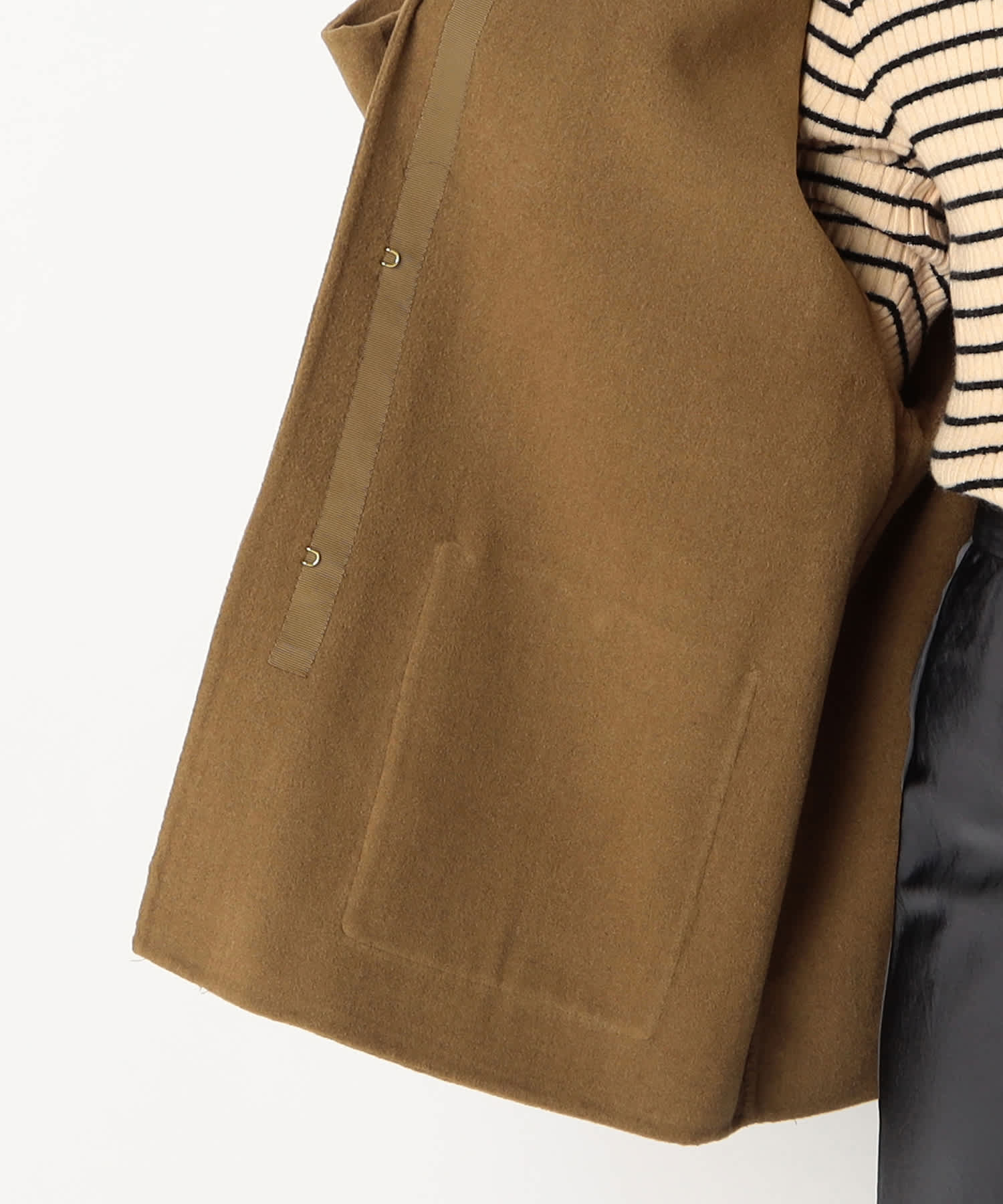 【特別価格20%OFF】ファーシンプルアウター