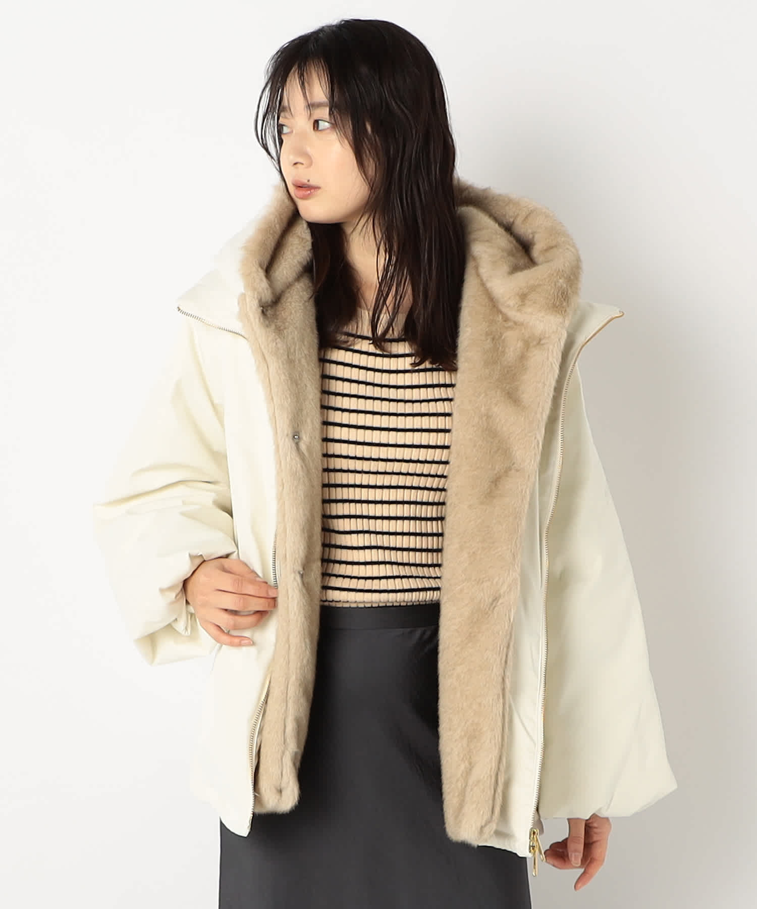 【特別価格20%OFF】ファーエレガントアウター