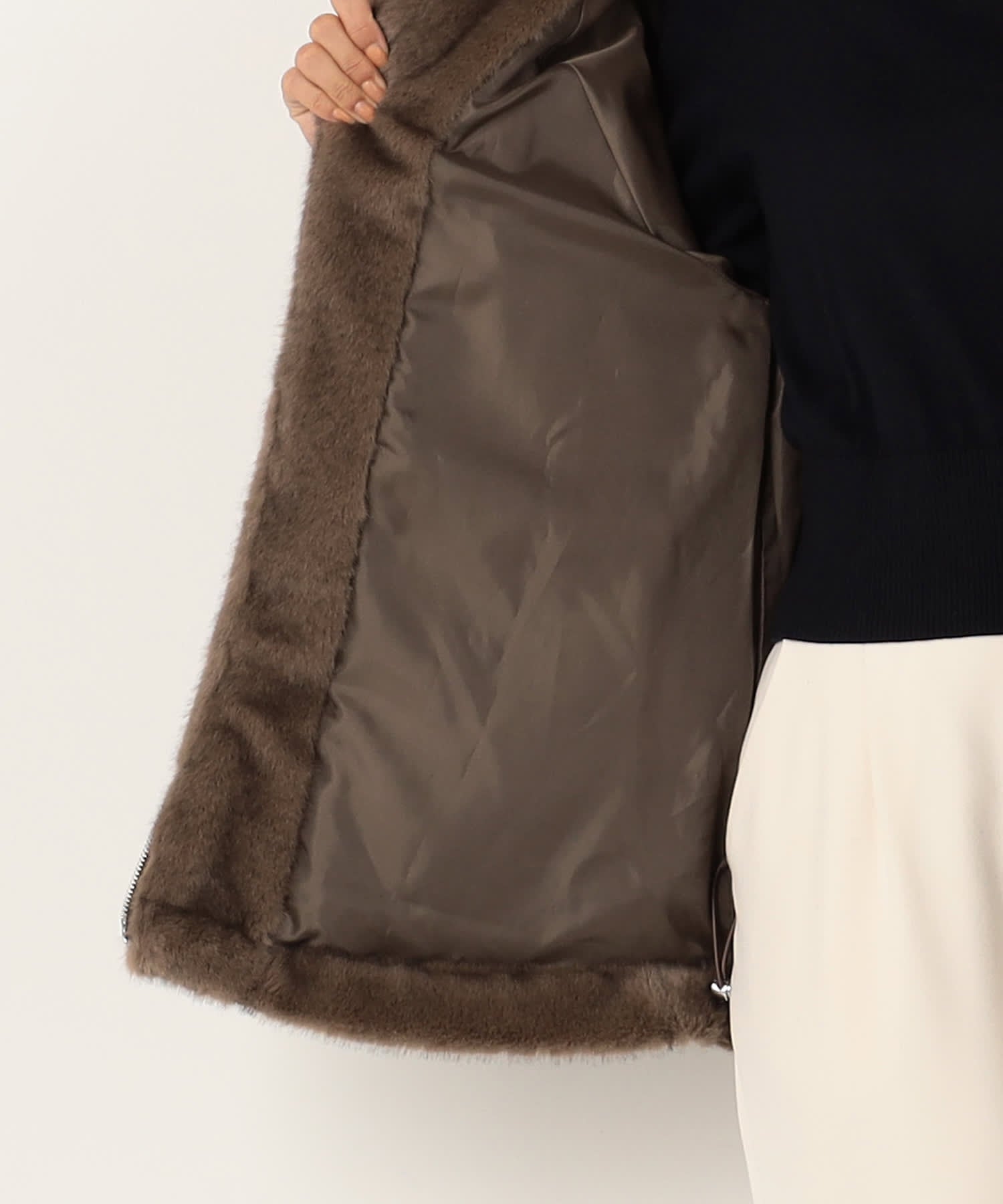 【特別価格20%OFF】ファーエレガントアウター