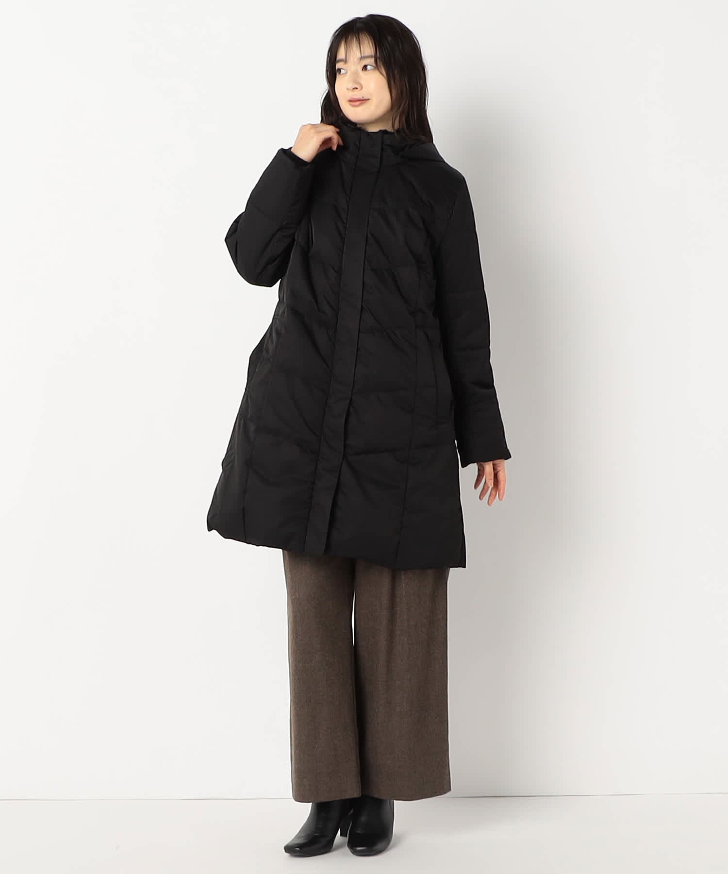 【特別価格20%OFF】ファー上品ダウンコート