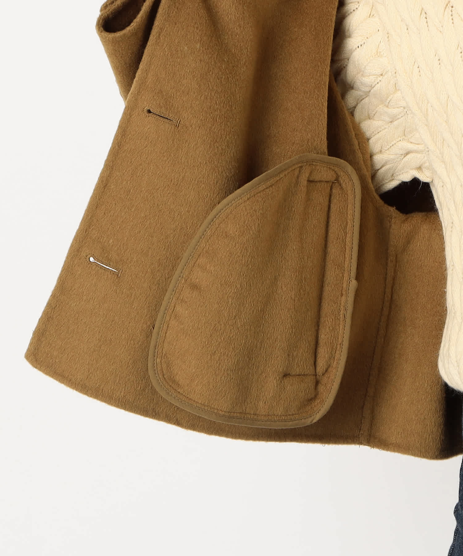 【特別価格20%OFF】ファーウールコート