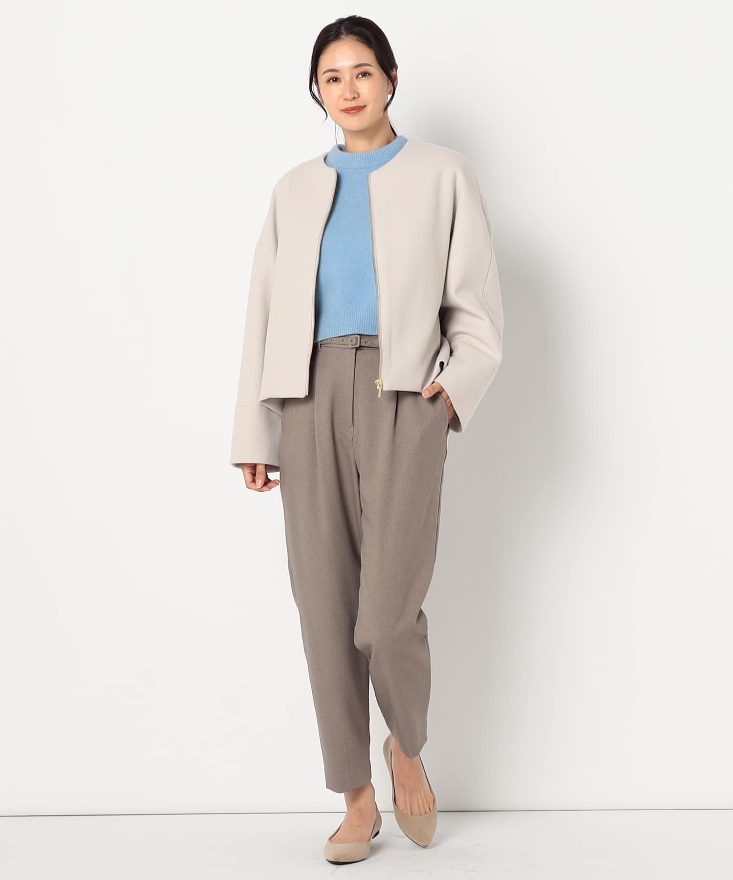 【特別価格20%OFF】シンプルジップジャケット