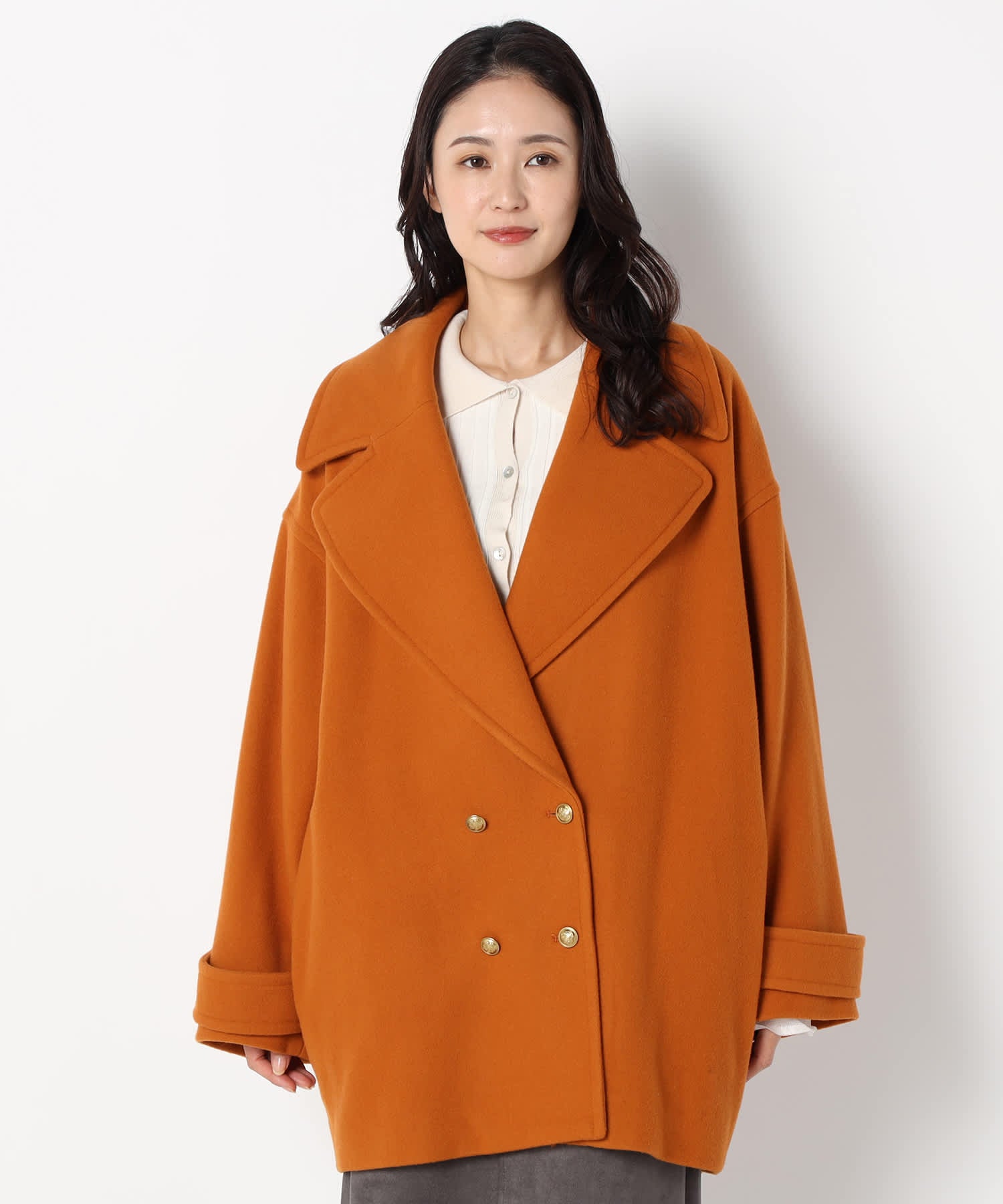 【特別価格20%OFF】ダブルボタンアウター