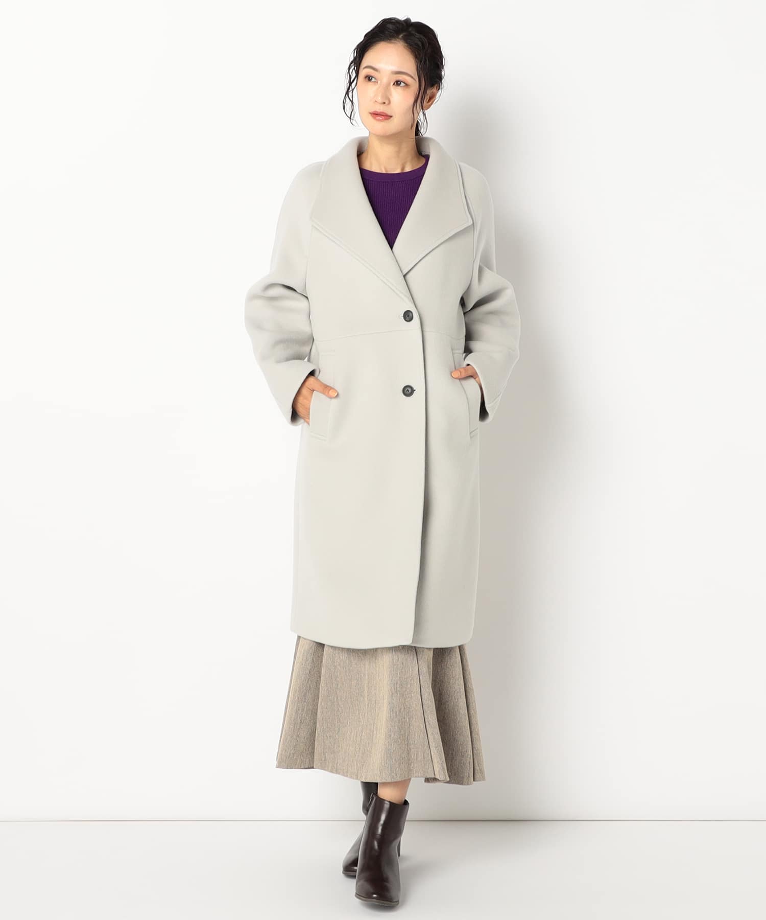 【特別価格20%OFF】軽やかチェスターコート