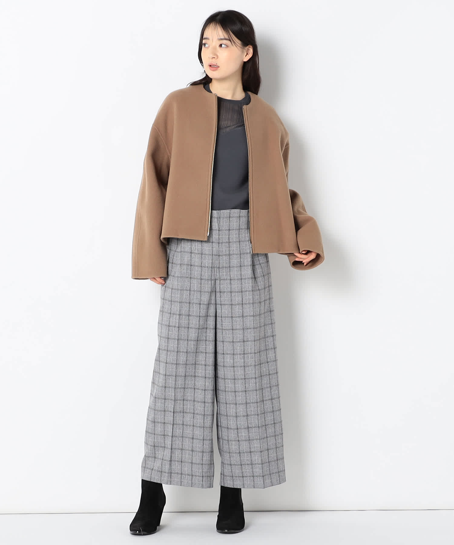 【特別価格20%OFF】軽やかシンプルアウター