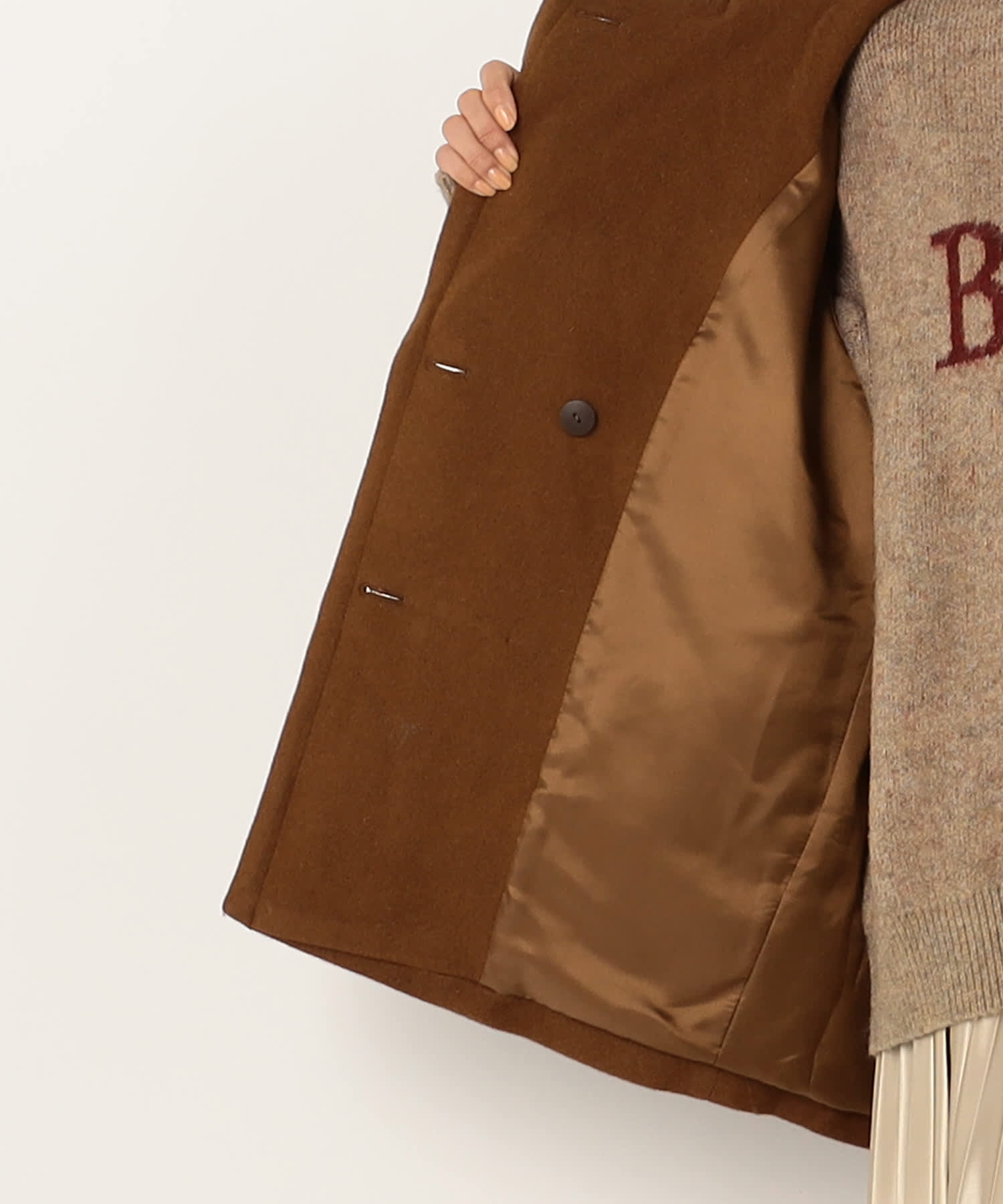 【特別価格20%OFF】レザーエレガントコート