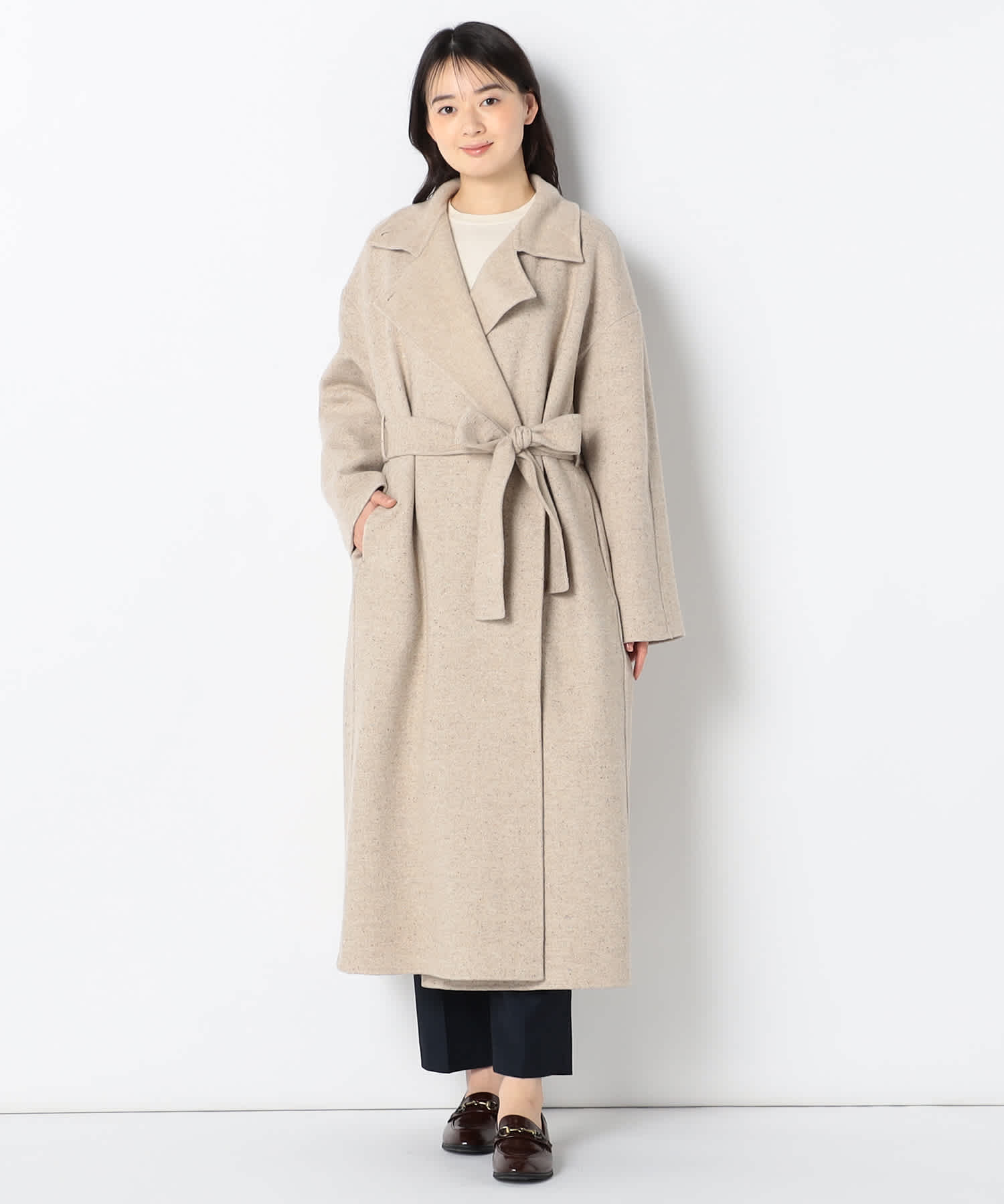 【特別価格20%OFF】ウールロングコート