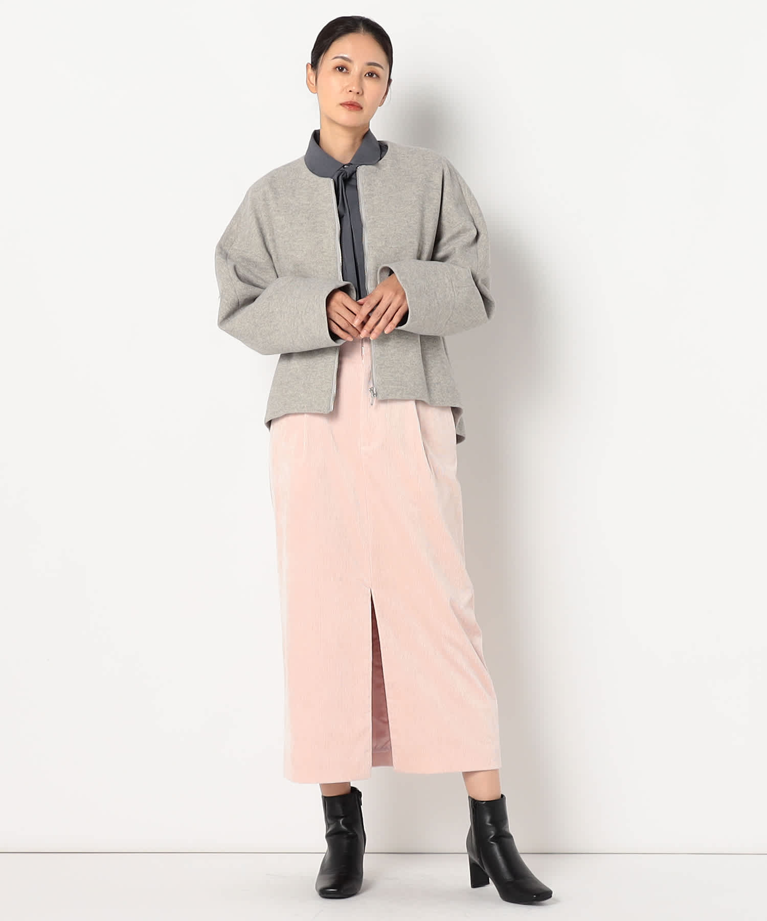 【特別価格20%OFF】シンプルジップジャケット