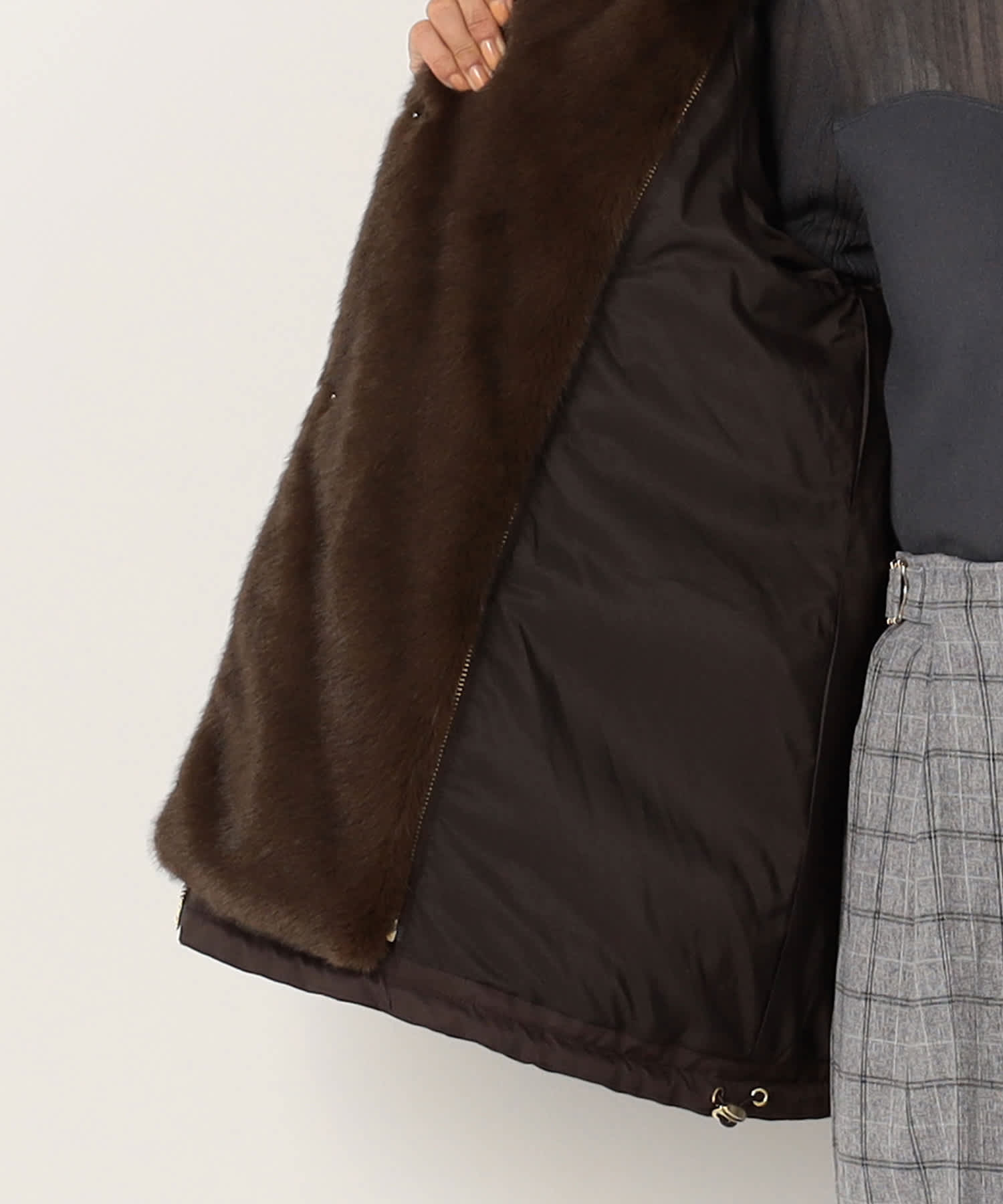 【特別価格20%OFF】ファーエレガントアウター