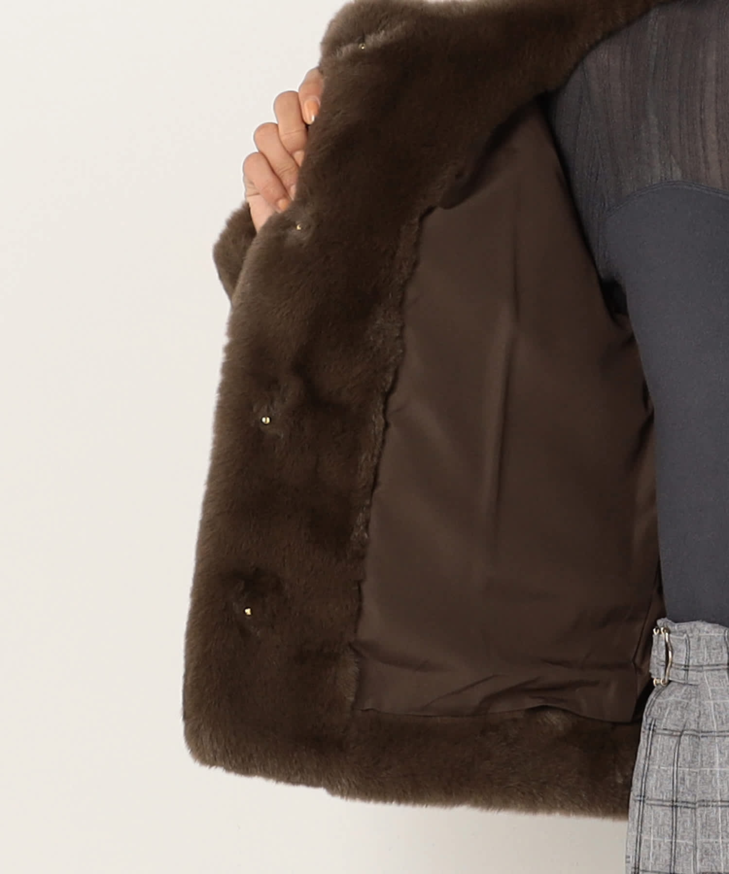 【特別価格20%OFF】ファー軽やかジャケット