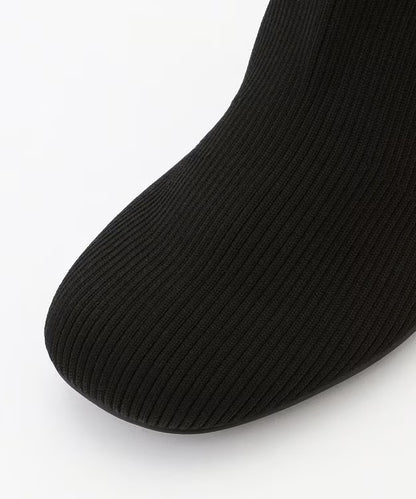 〈予約商品〉オブリークトゥ ブーツ【ブラック】