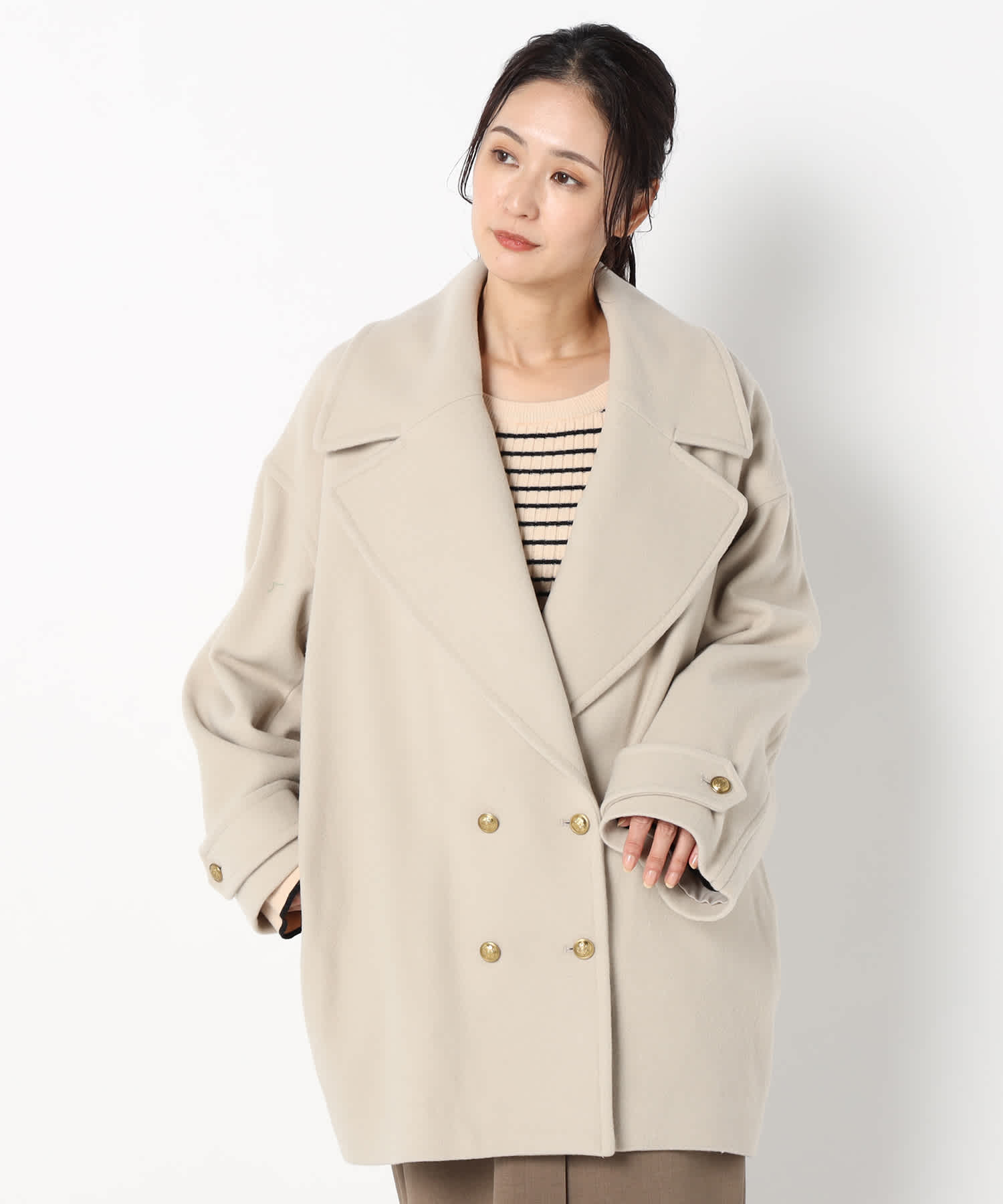 【特別価格20%OFF】ダブルボタンアウター