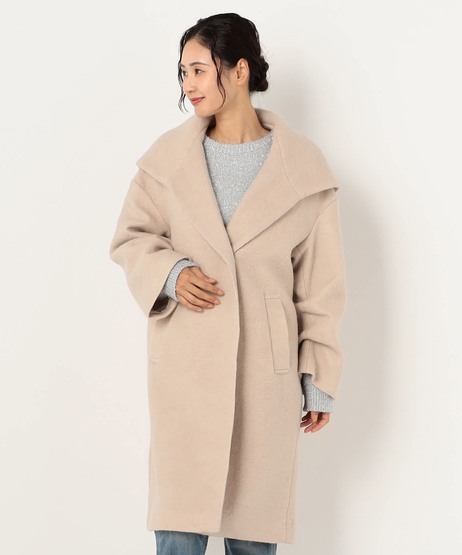 【特別価格20%OFF】上品ロングコート