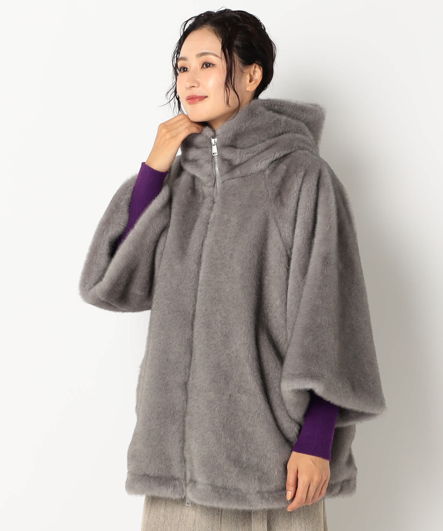 【特別価格20%OFF】ファーエレガントアウター