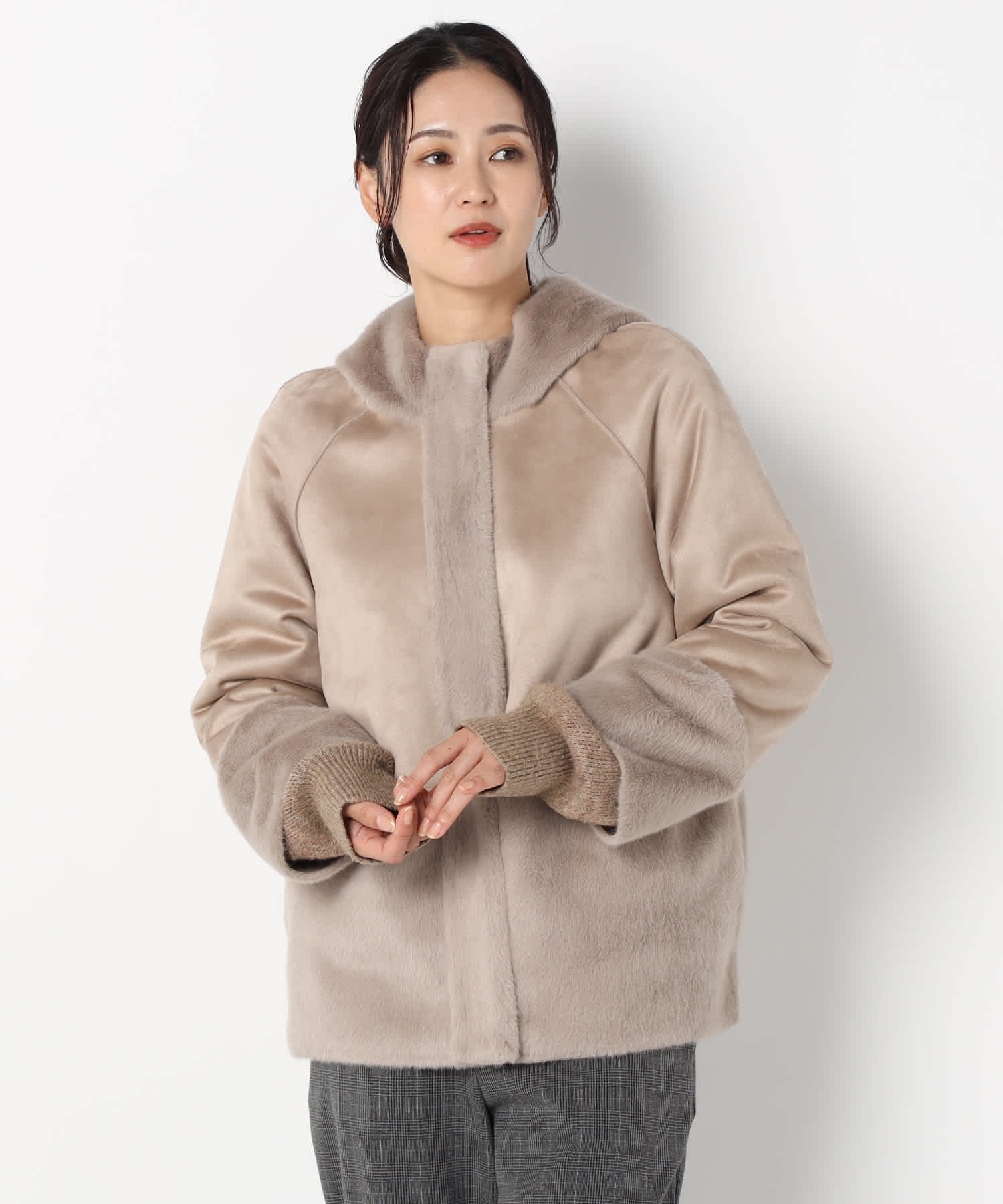 【特別価格20%OFF】ファー軽やかジャケット