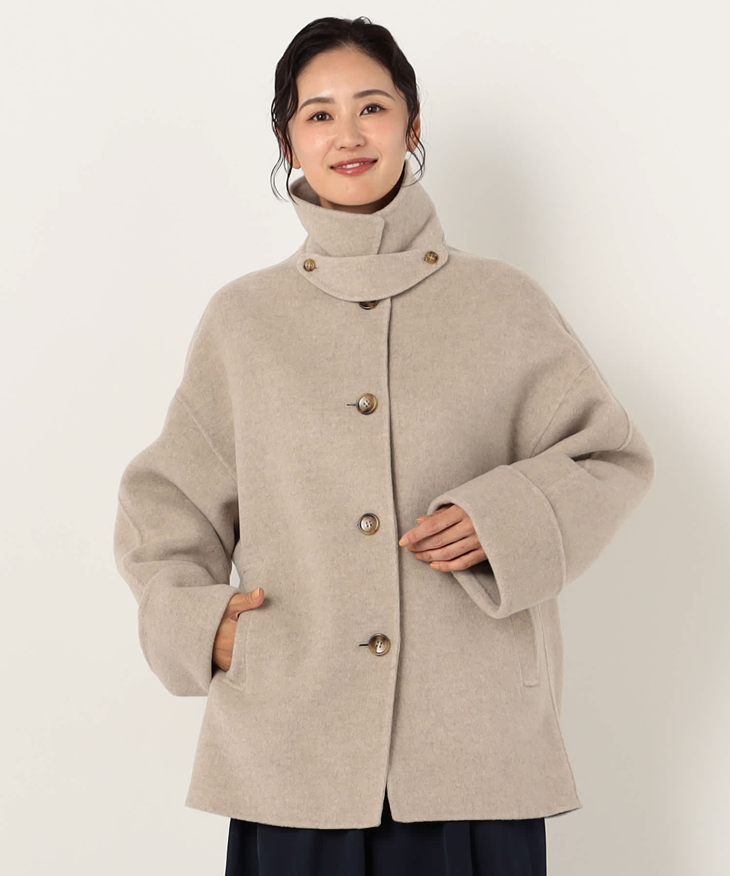 【特別価格20%OFF】ウールエレガントコート