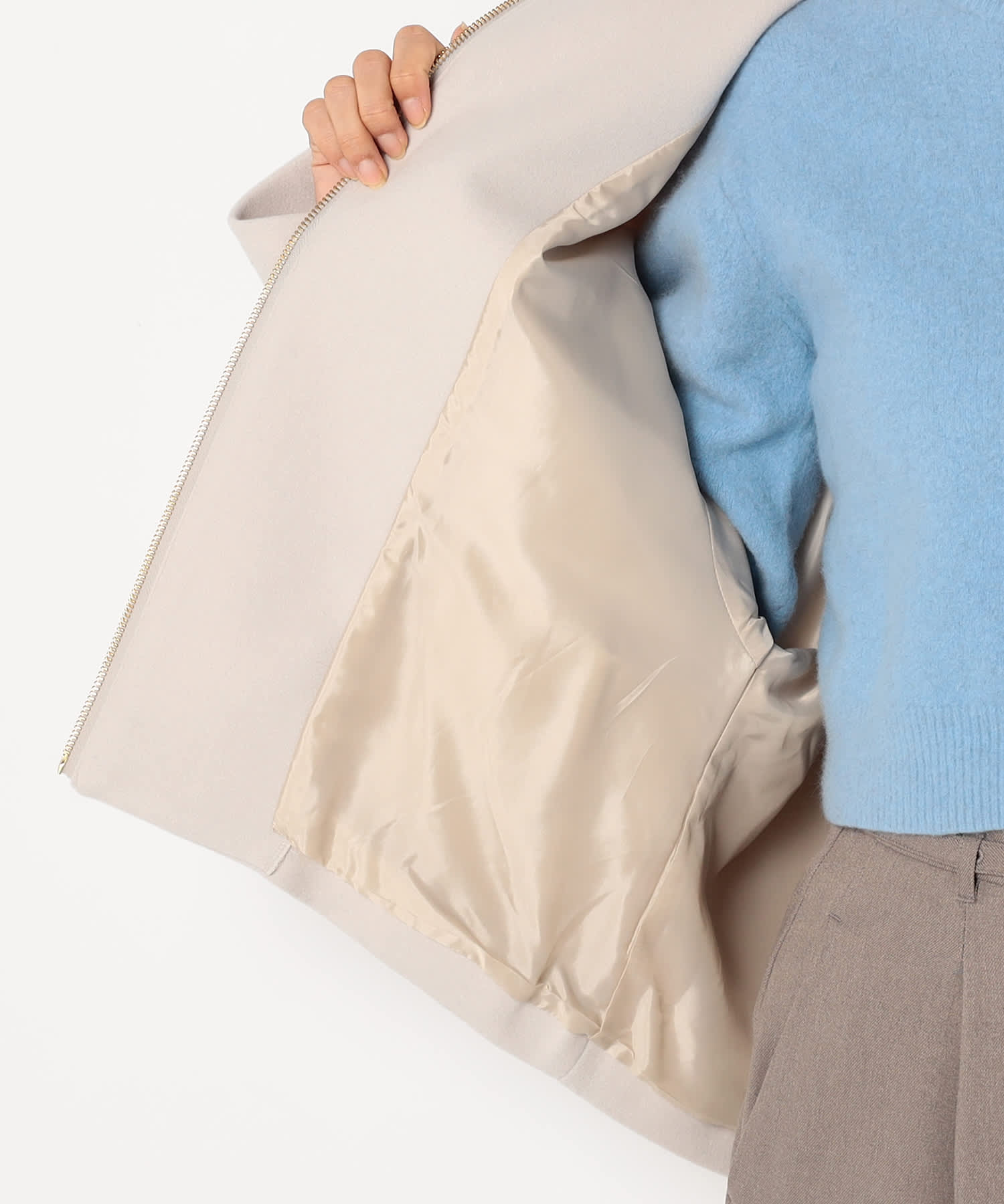 【特別価格20%OFF】シンプルジップジャケット