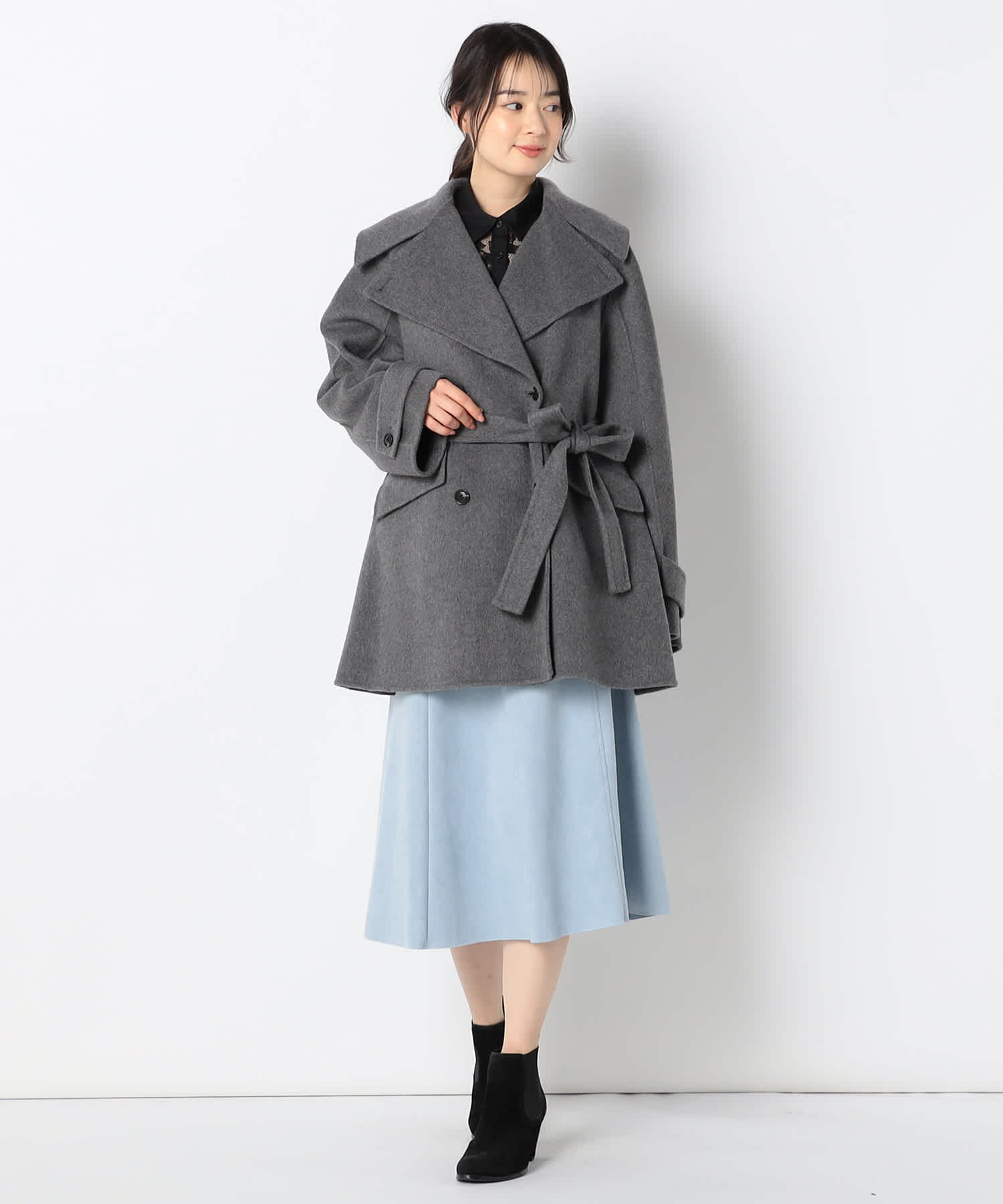 【特別価格20%OFF】ウールエレガントコート