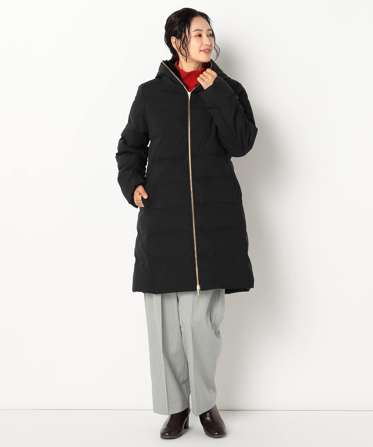 【特別価格20%OFF】シンプルなファーダウン