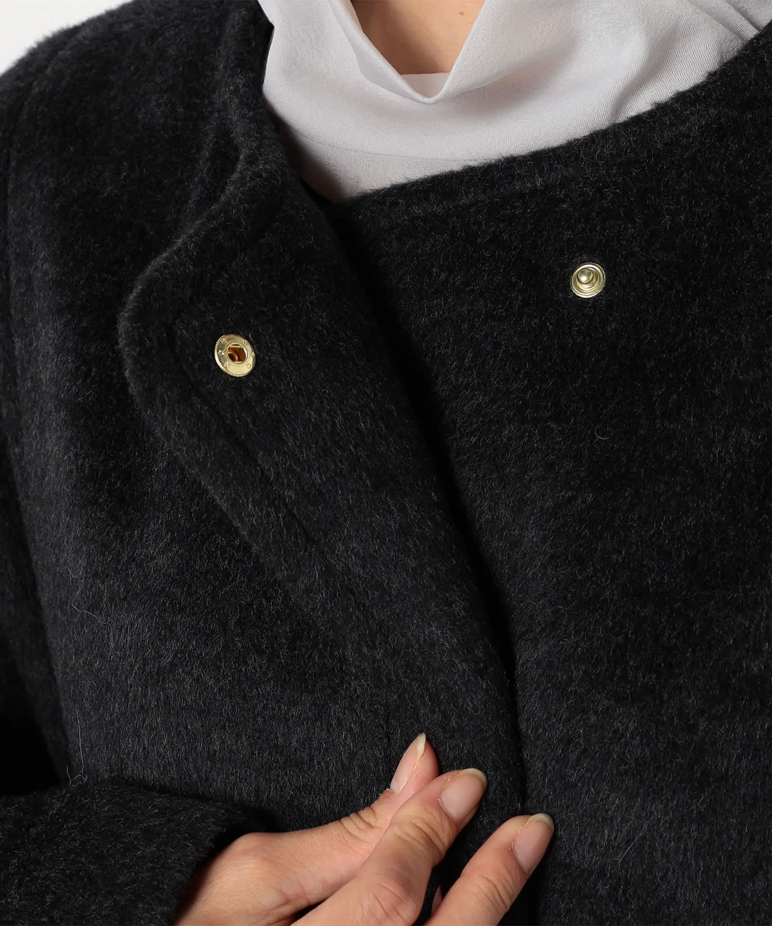 【特別価格20%OFF】ウールシンプルコート