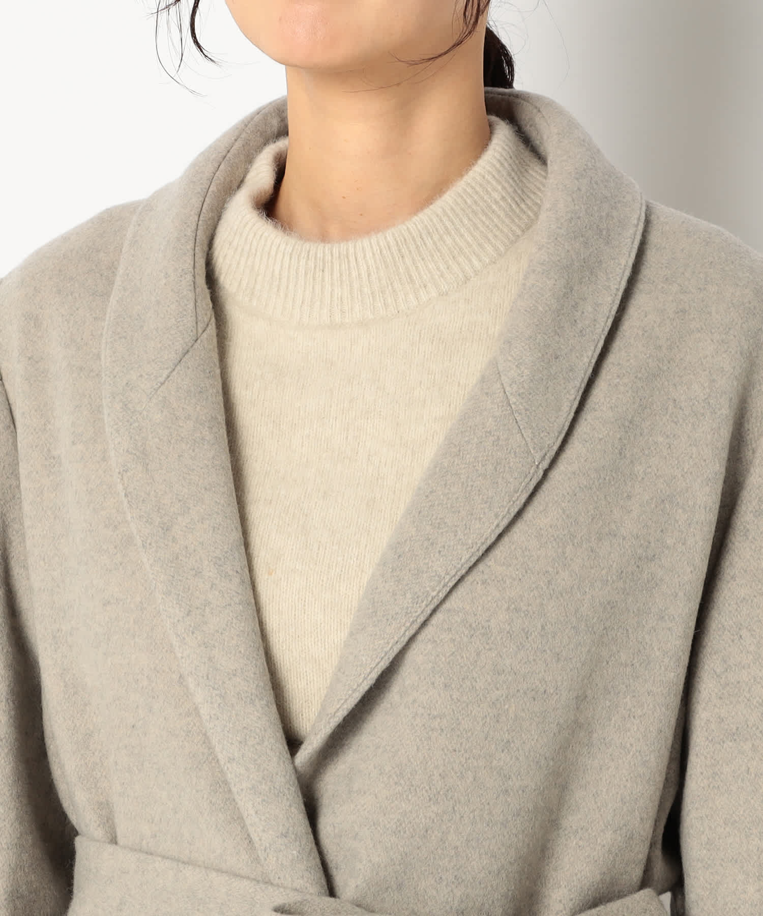 【特別価格20%OFF】ベルト付きラップコート