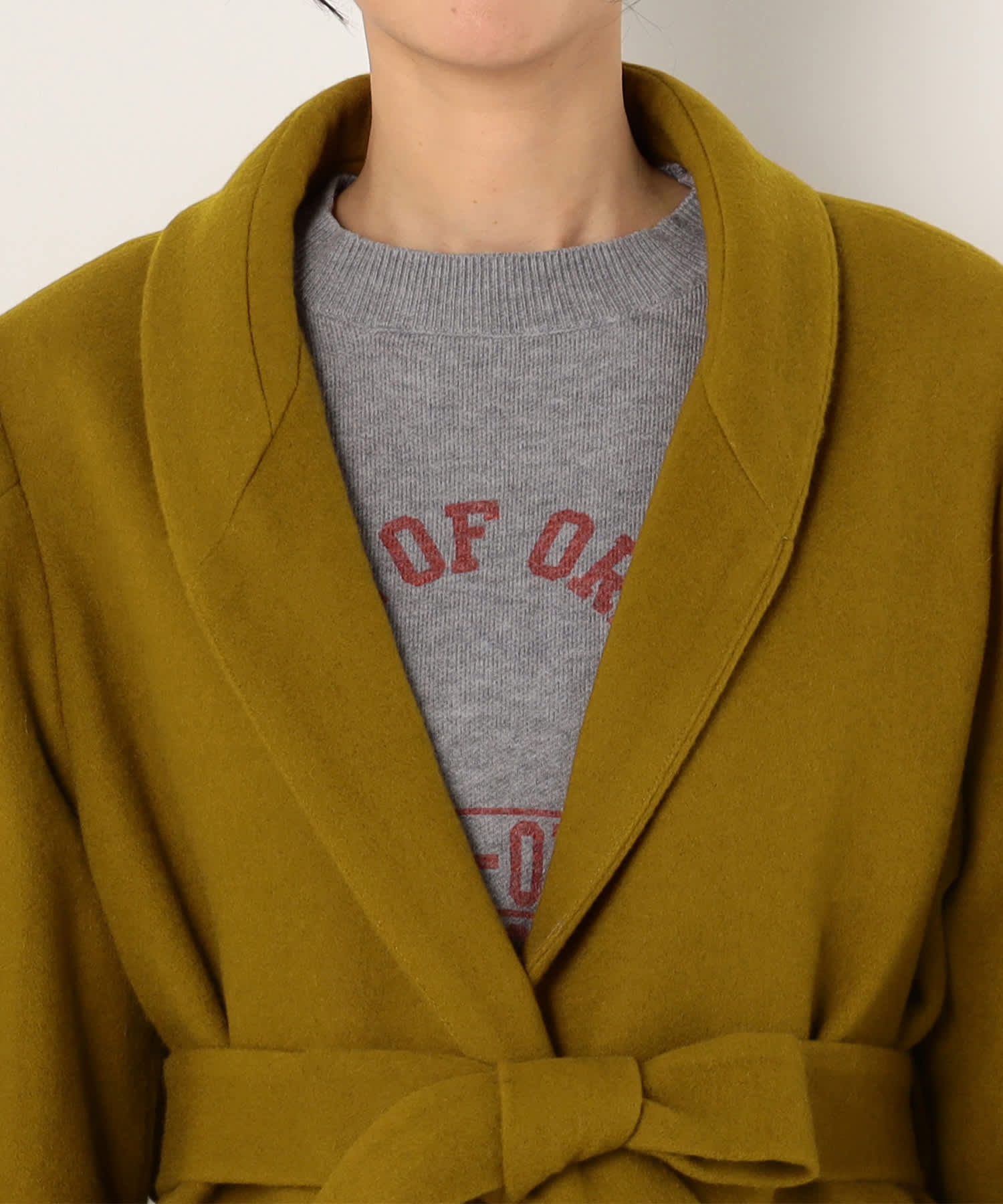 【特別価格20%OFF】ベルト付きラップコート