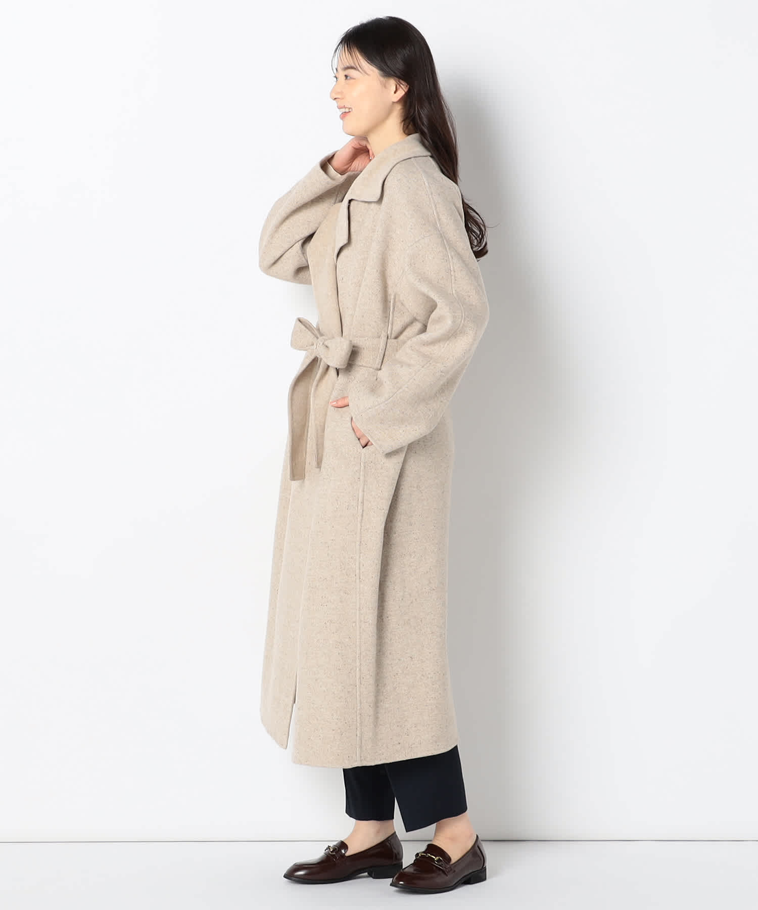 【特別価格20%OFF】ウールロングコート