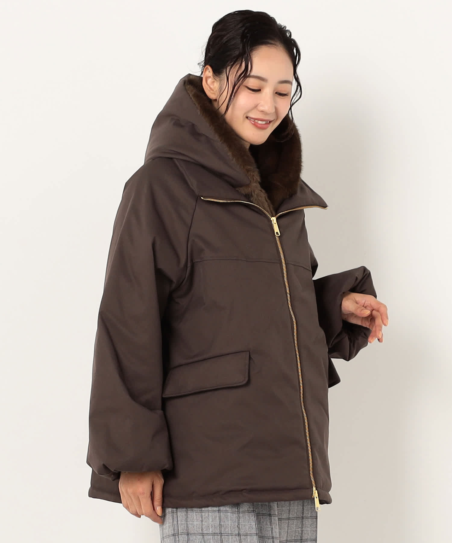 【特別価格20%OFF】ファーエレガントアウター