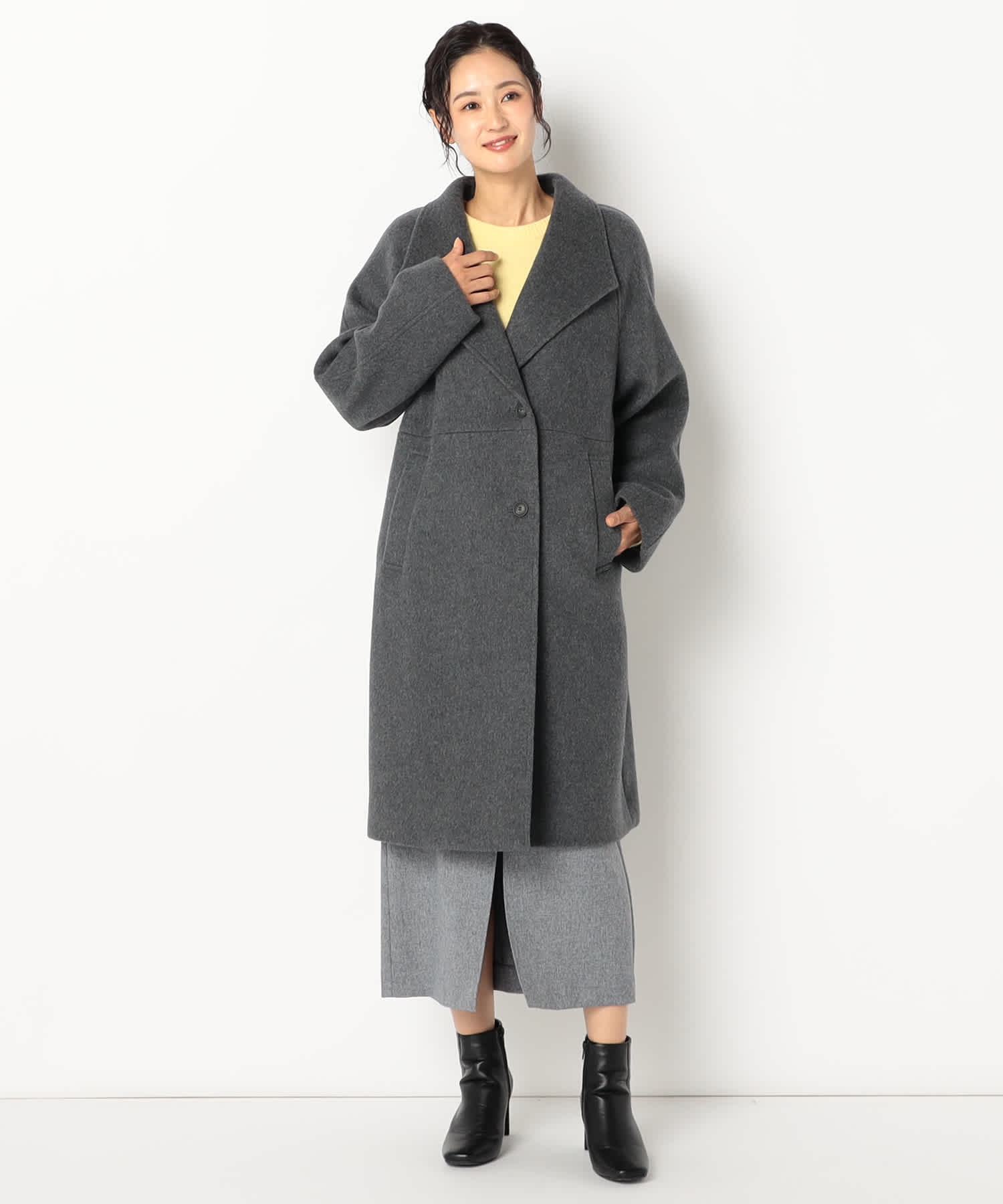 【特別価格20%OFF】軽やかチェスターコート