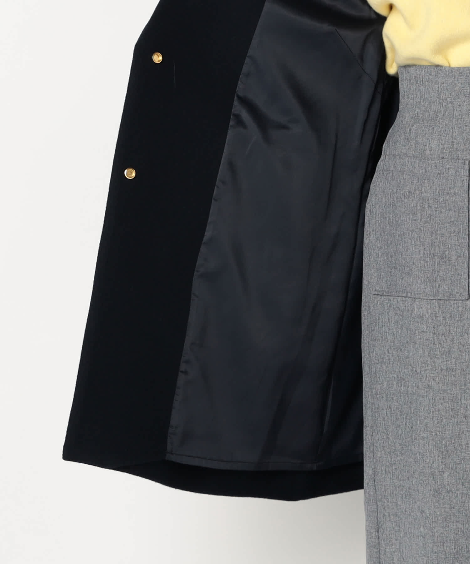 【特別価格20%OFF】ウールシンプルロングコート