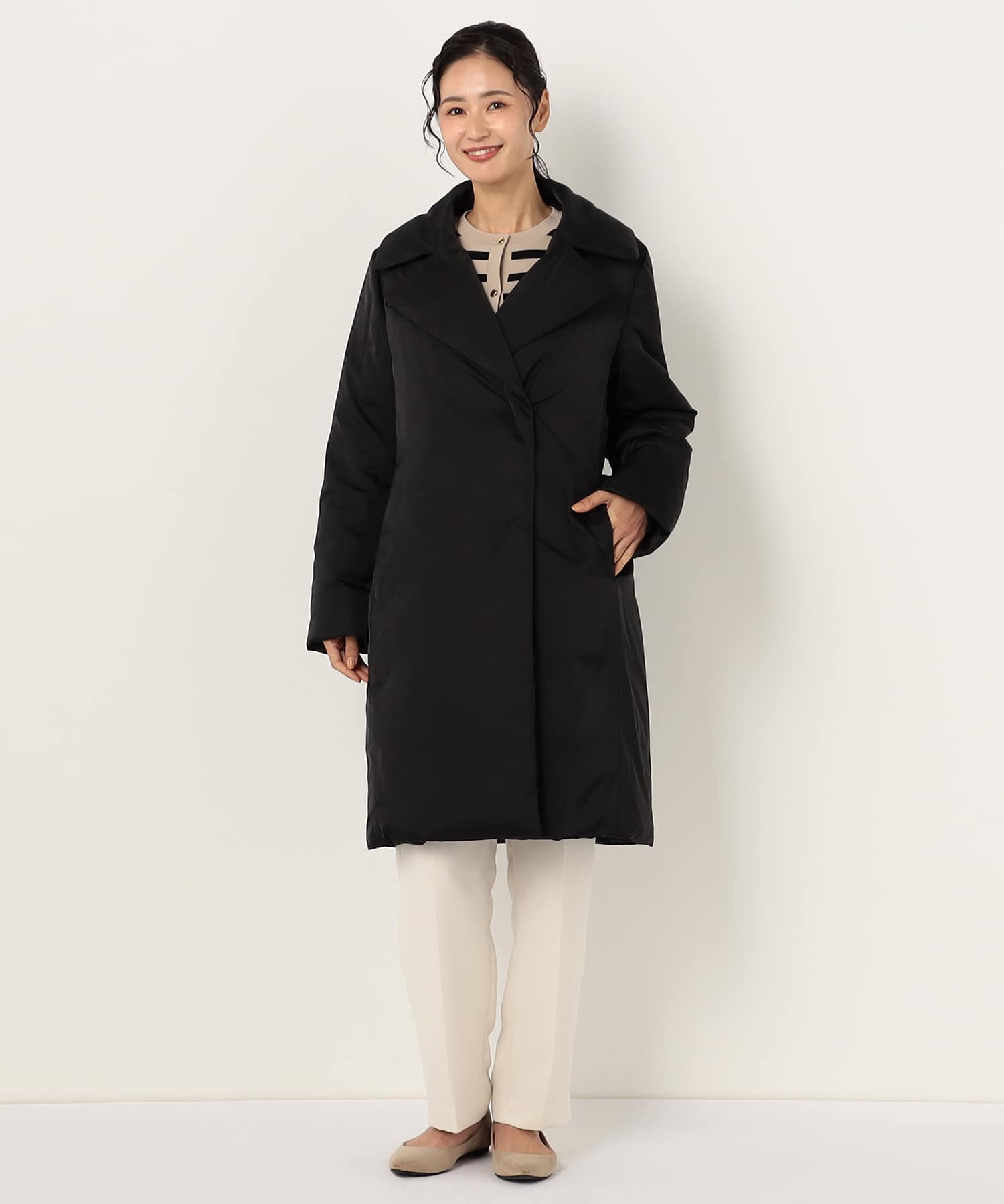 【特別価格20%OFF】エレガントシンプルトレンチコート