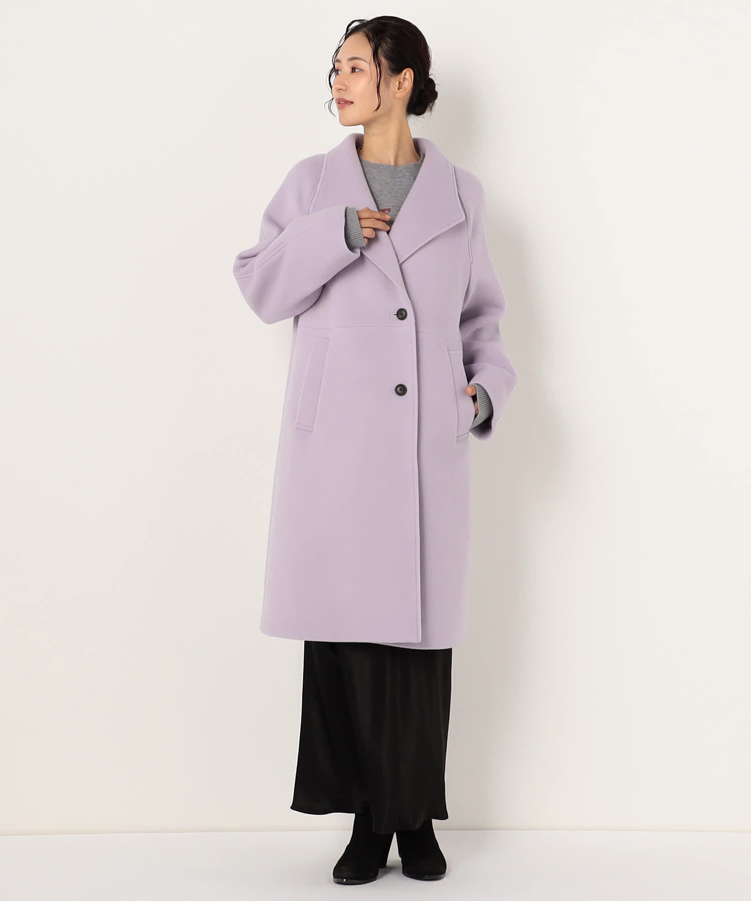 【特別価格20%OFF】軽やかチェスターコート