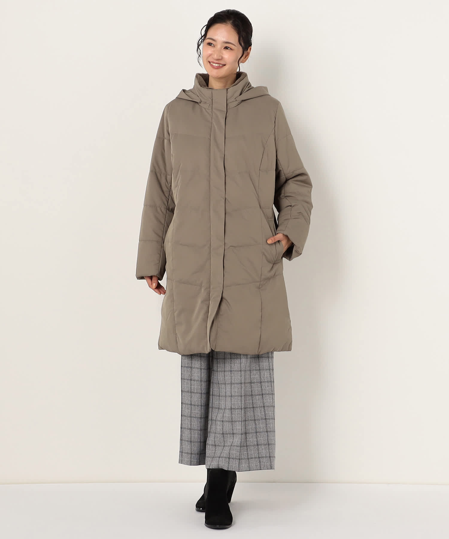 【特別価格20%OFF】ファー上品ダウンコート