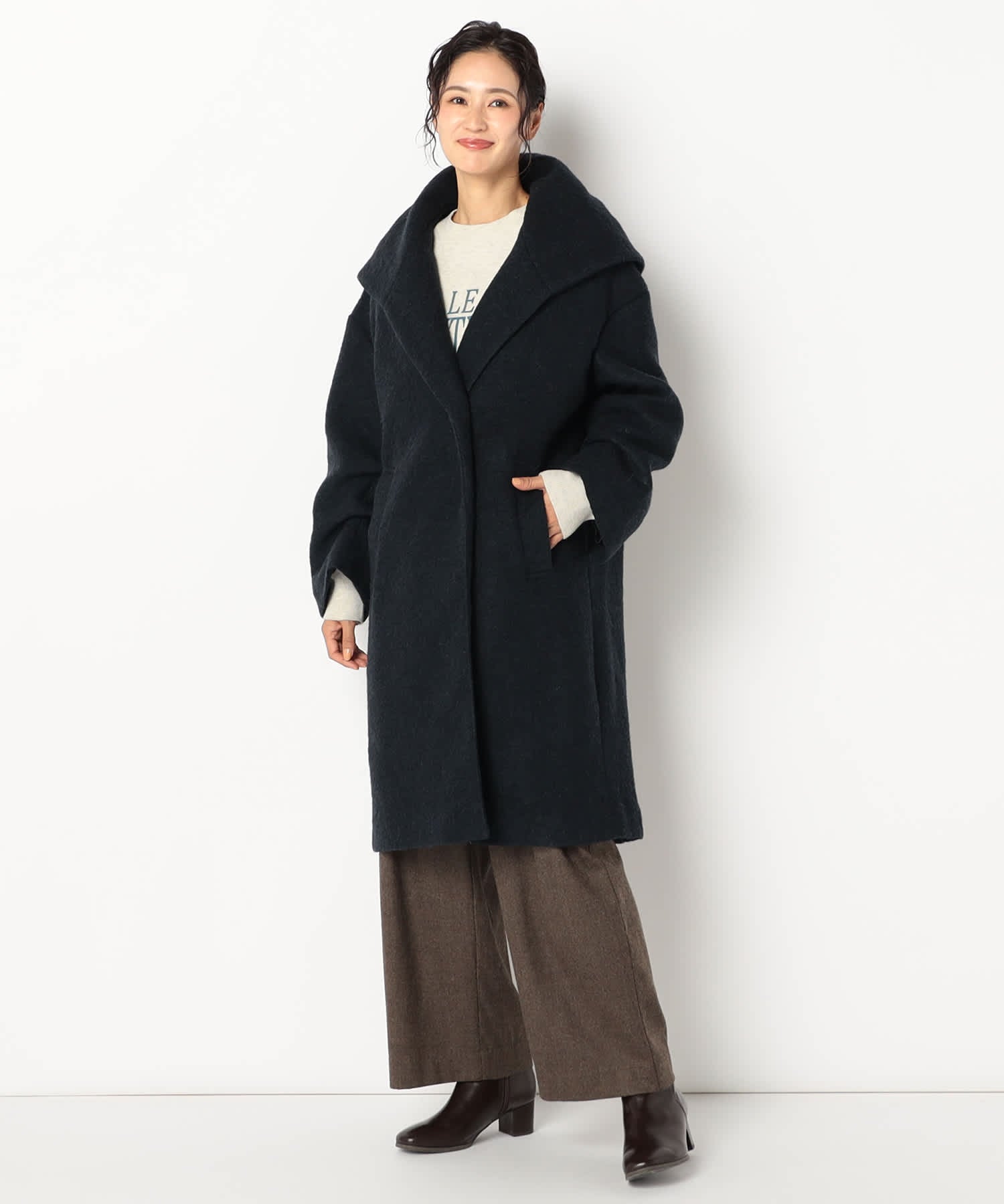 【特別価格20%OFF】上品ロングコート