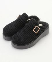 厚底クロッグシューズ【ブラック】