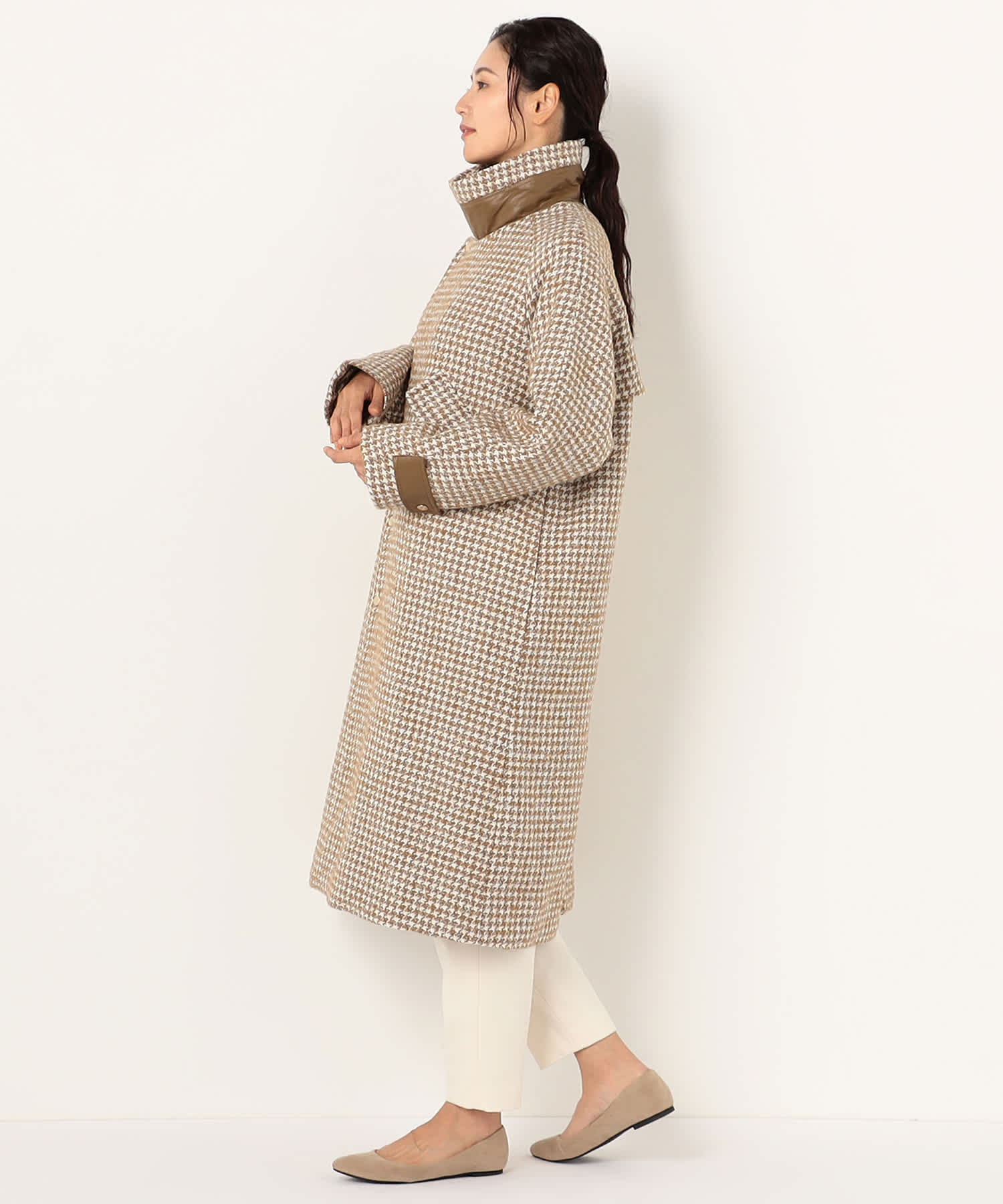 【特別価格20%OFF】上品シンプルロングコート