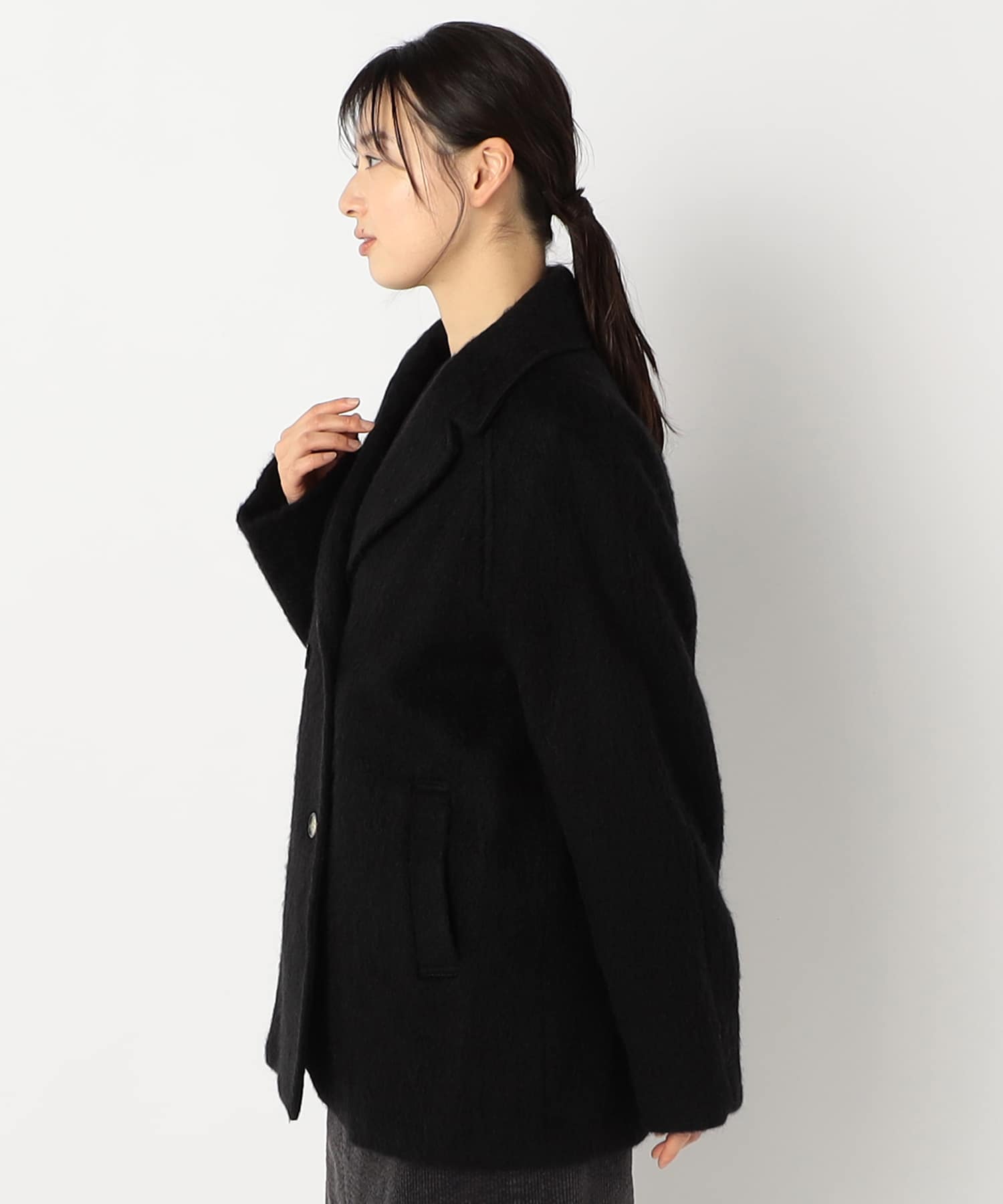 【特別価格20%OFF】ウールシンプルコート