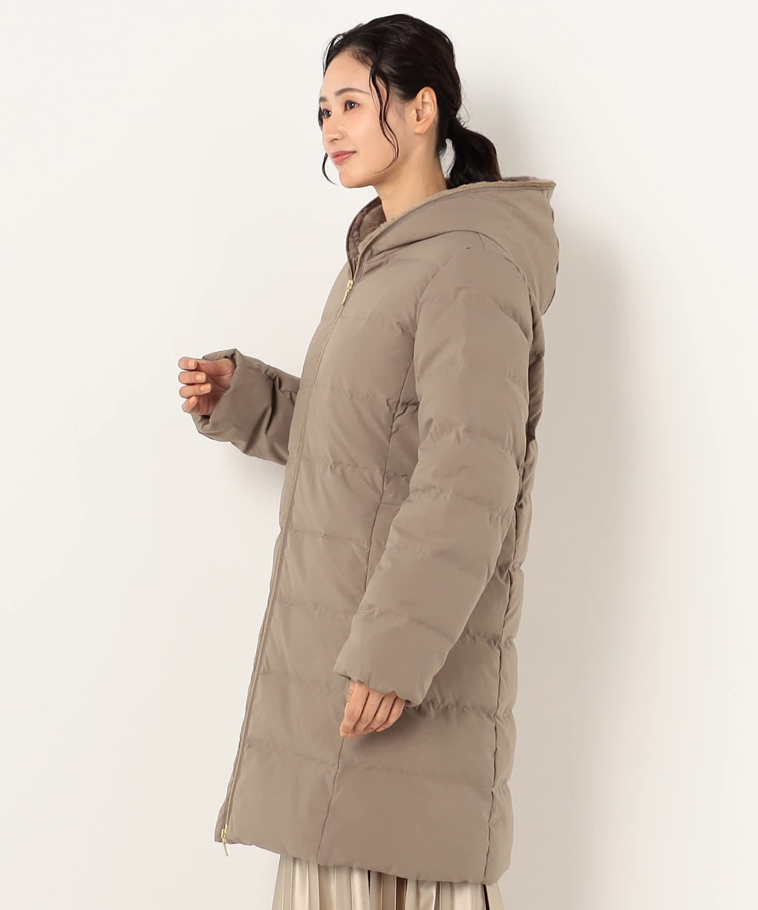 【特別価格20%OFF】シンプルなファーダウン