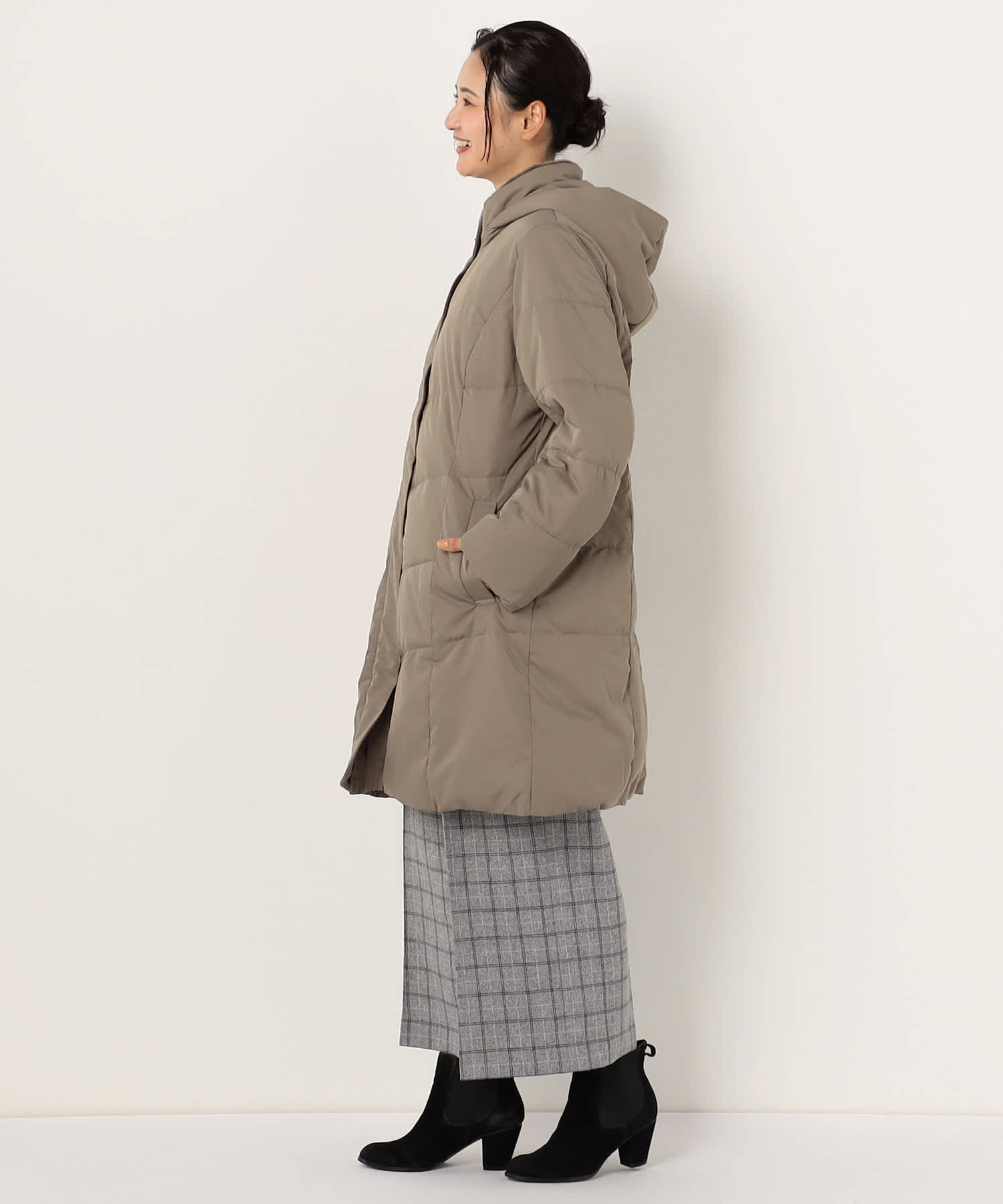 【特別価格20%OFF】ファー上品ダウンコート