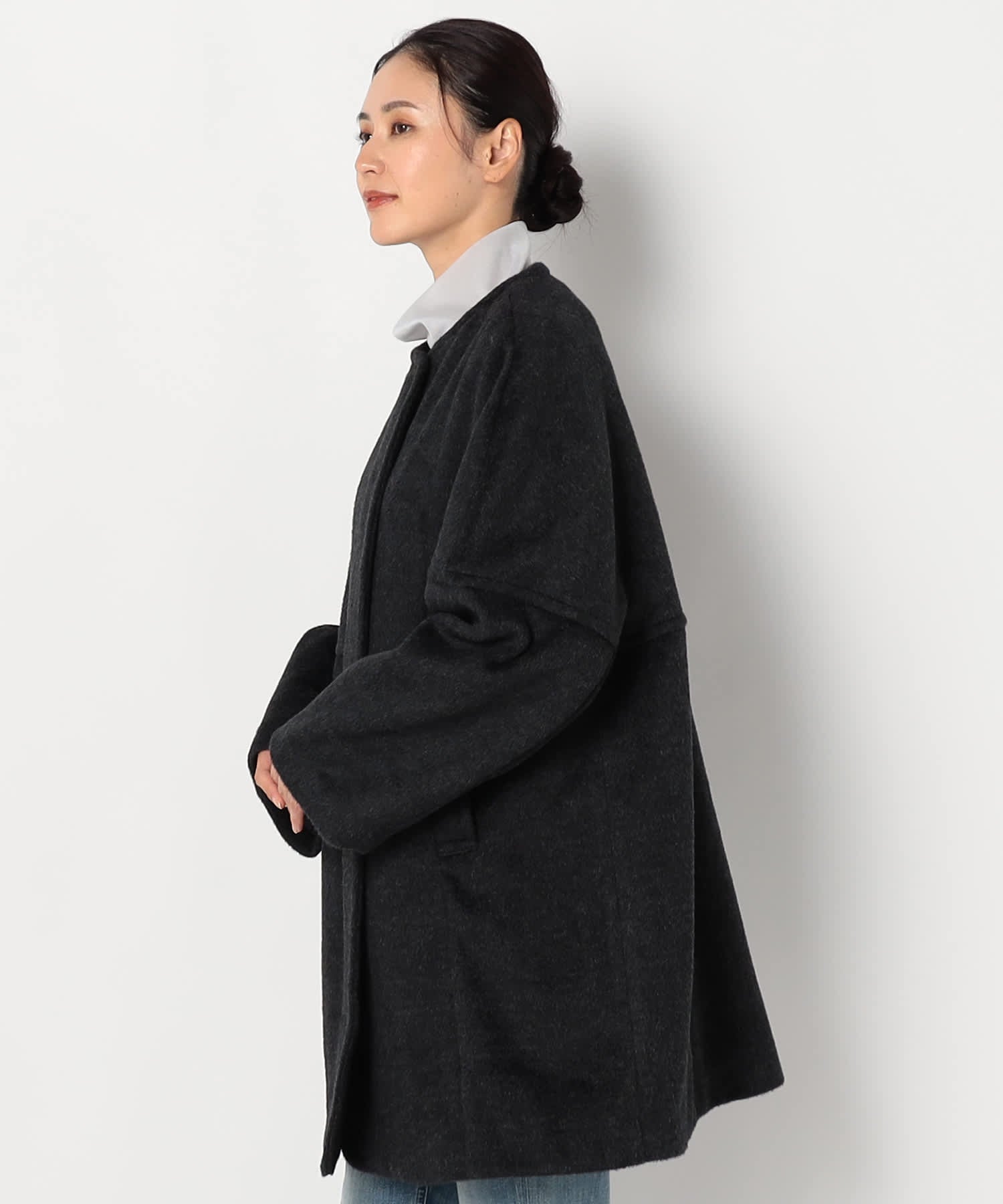 【特別価格20%OFF】ウールシンプルコート