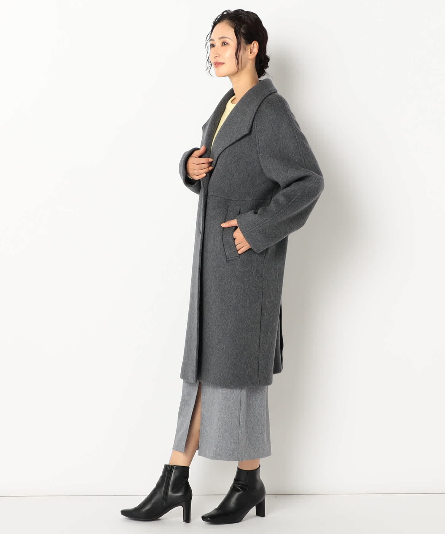 【特別価格20%OFF】軽やかチェスターコート