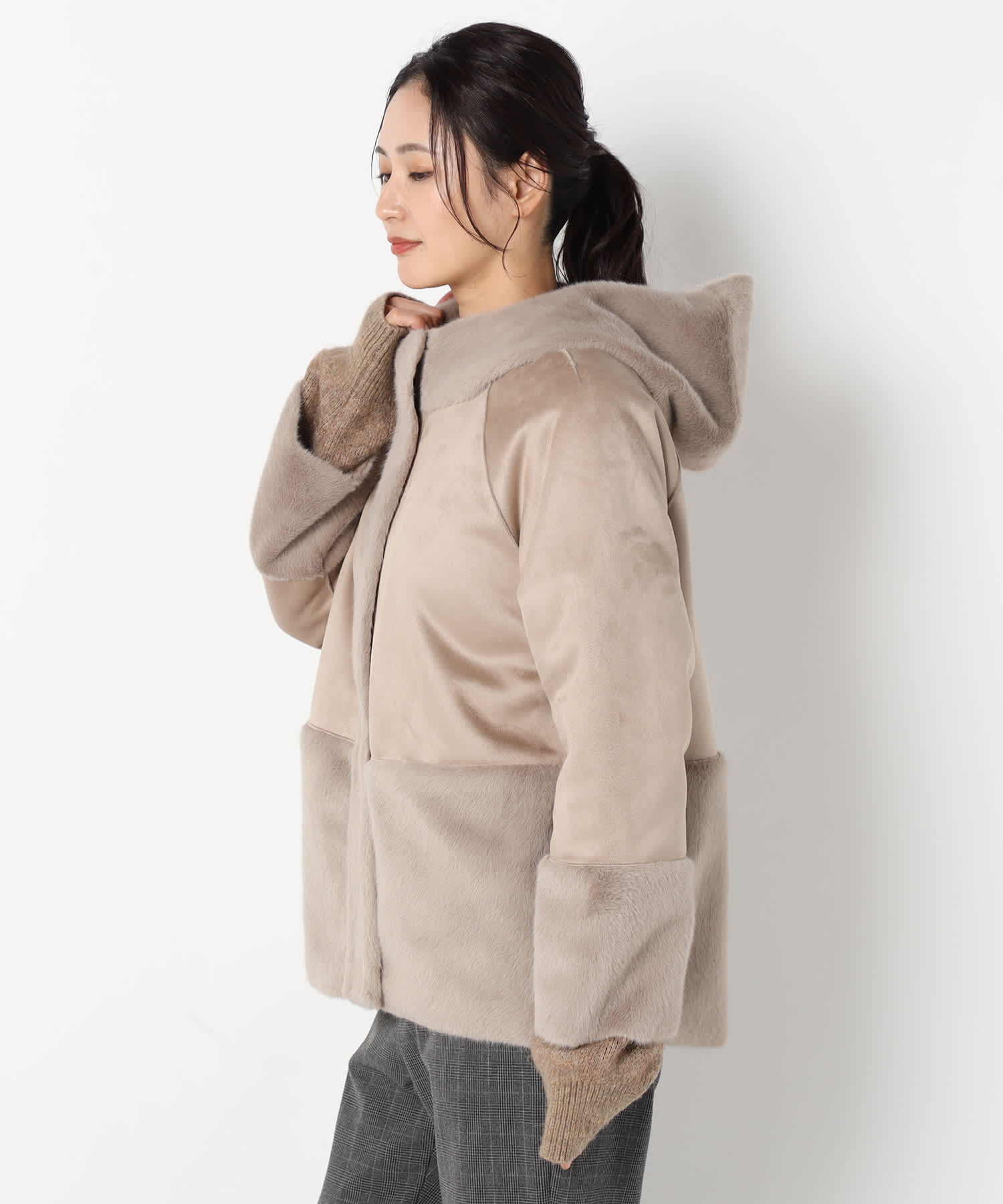 【特別価格20%OFF】ファー軽やかジャケット