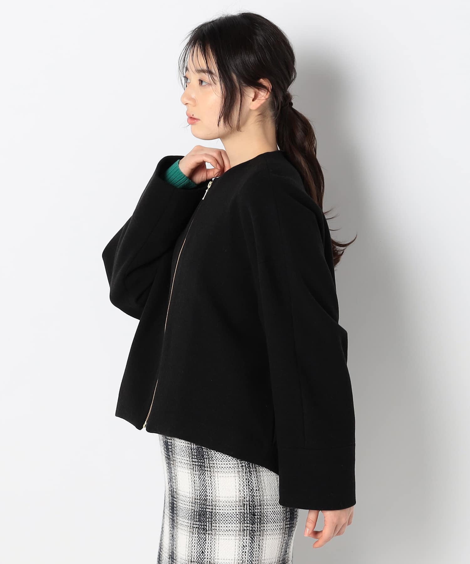 【特別価格20%OFF】シンプルジップジャケット