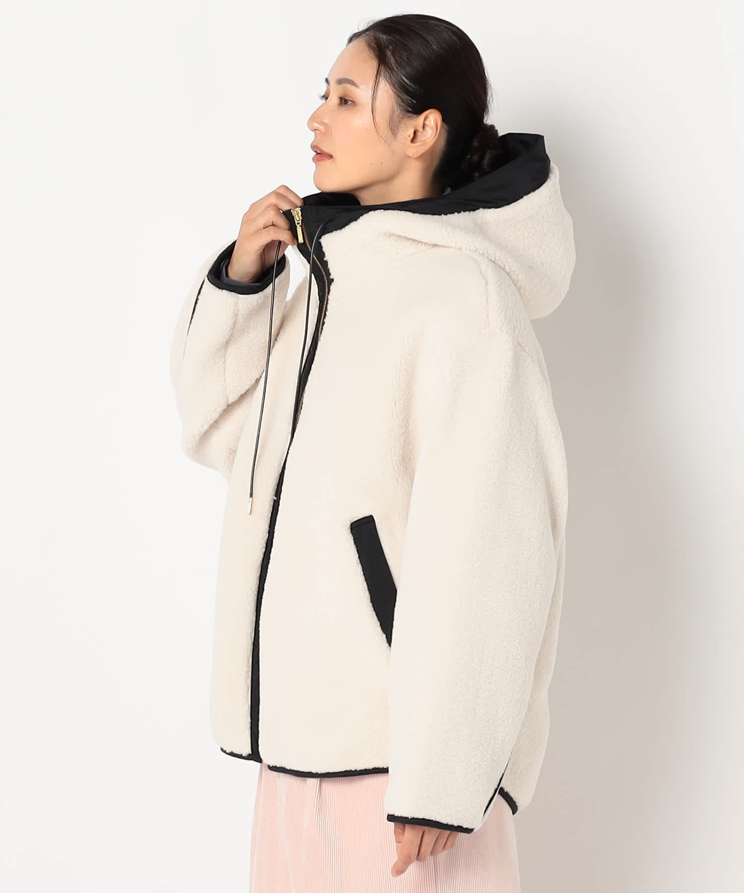 【特別価格20%OFF】ボアフードジャケット