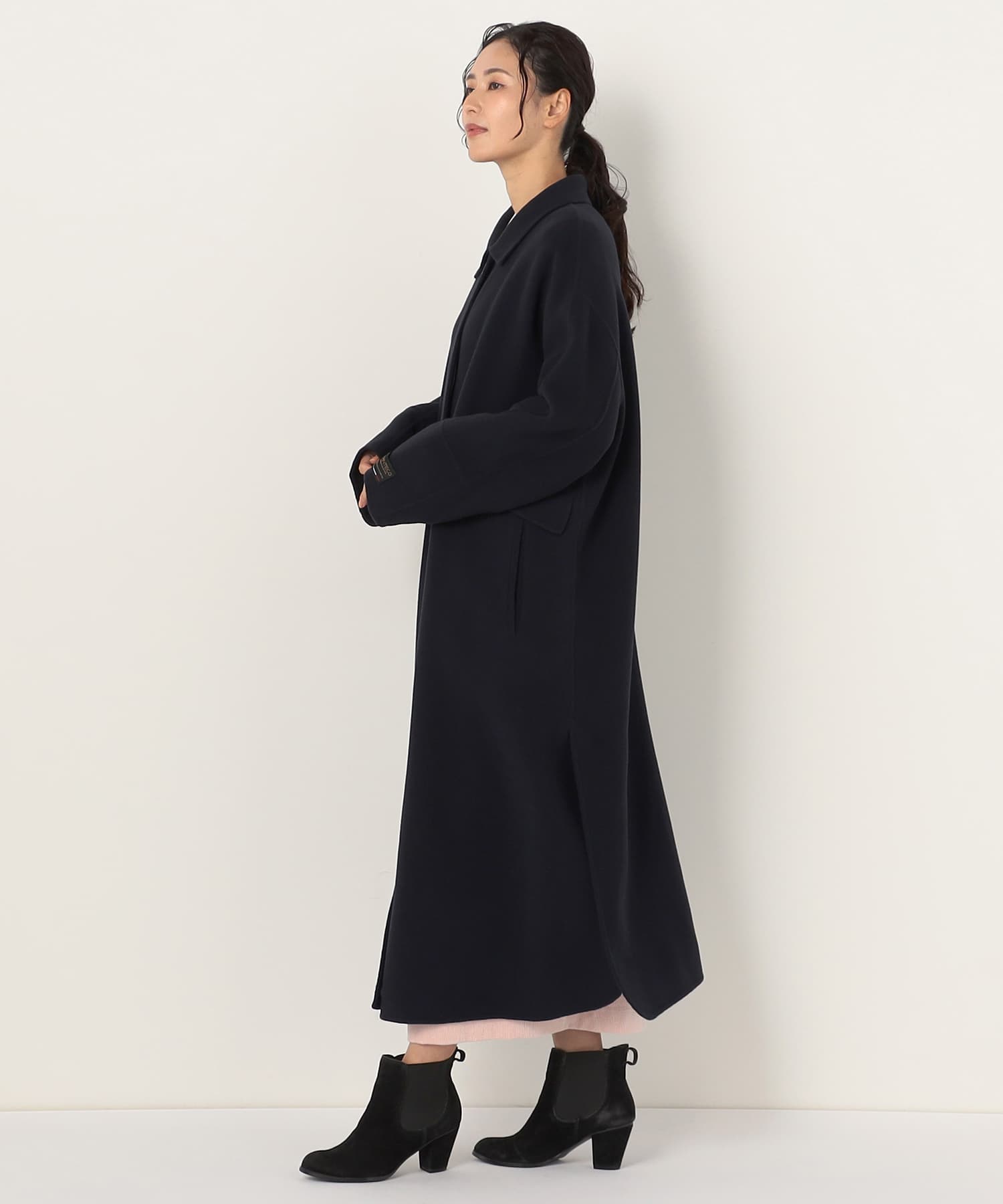 【特別価格20%OFF】上品シンプルロングコート