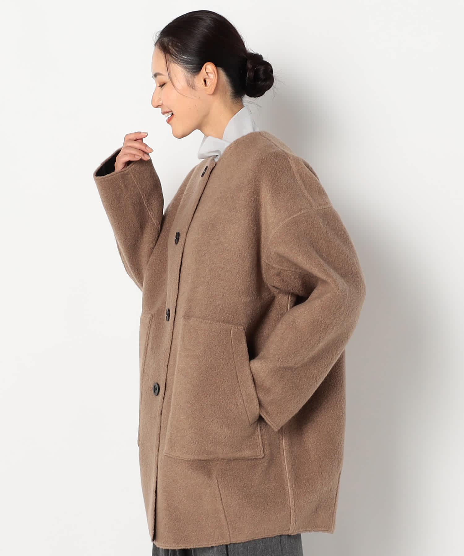 【特別価格20%OFF】上品シンプルコート