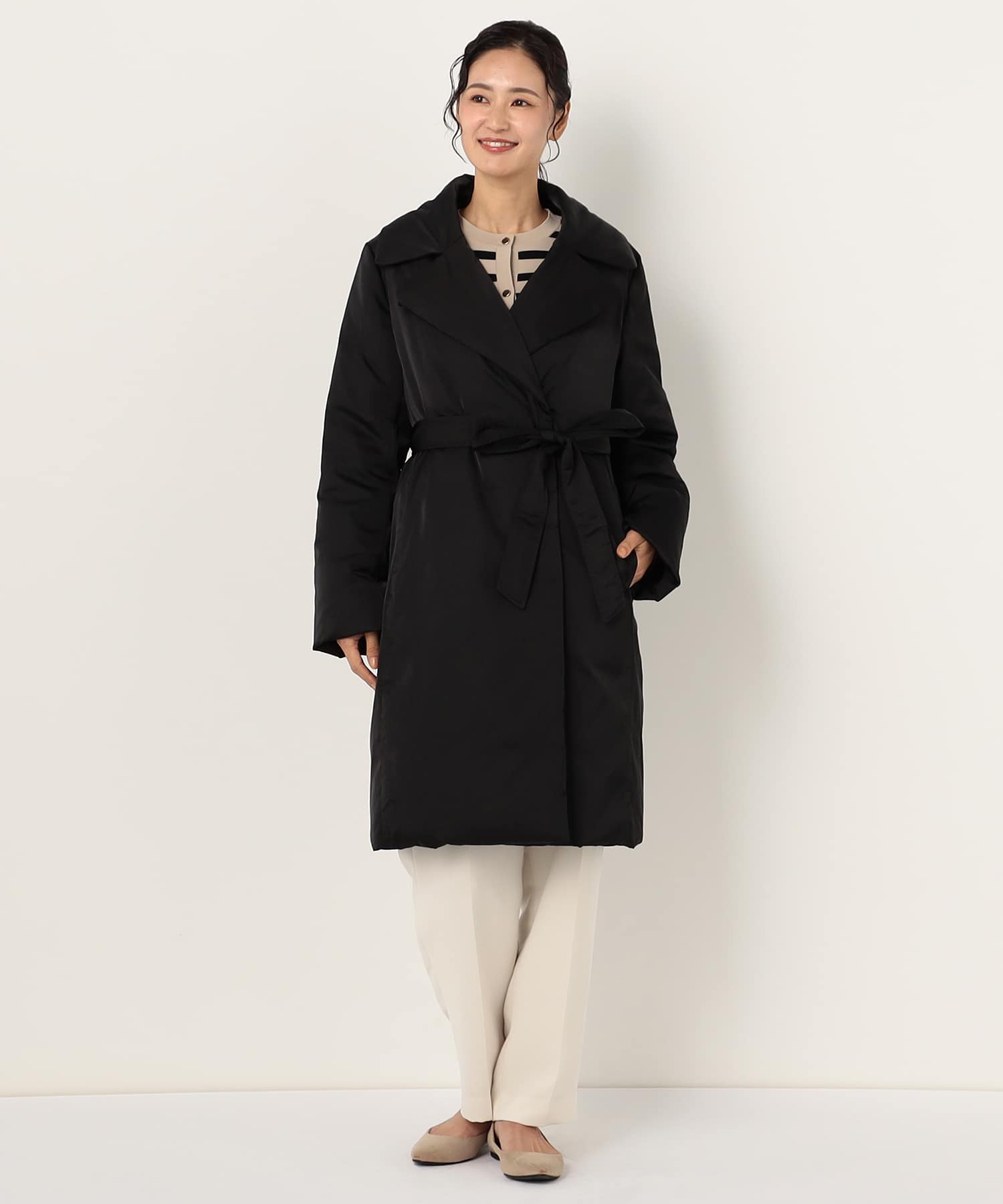 【特別価格20%OFF】エレガントシンプルトレンチコート