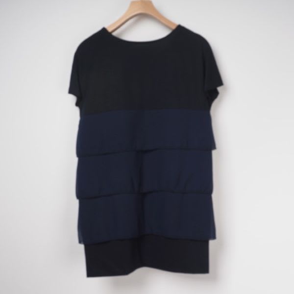 バックフリルカットソー