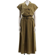 トレンチ風ワンピース